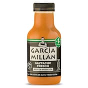 Gazpacho fresco con aceite de oliva García Millán botella 330 ml