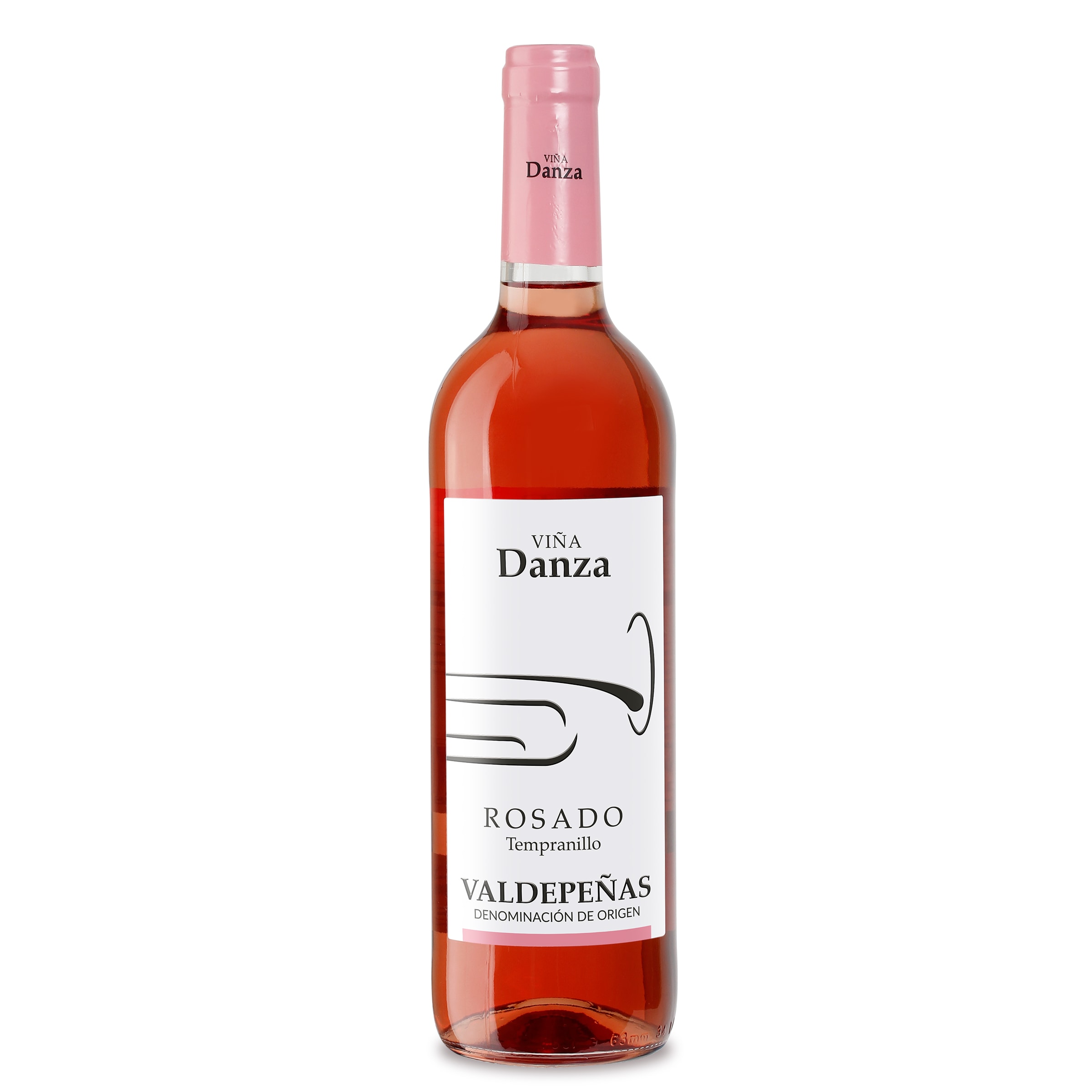 VIÑA DANZA vino rosado DO Valdepeñas botella 75 cl