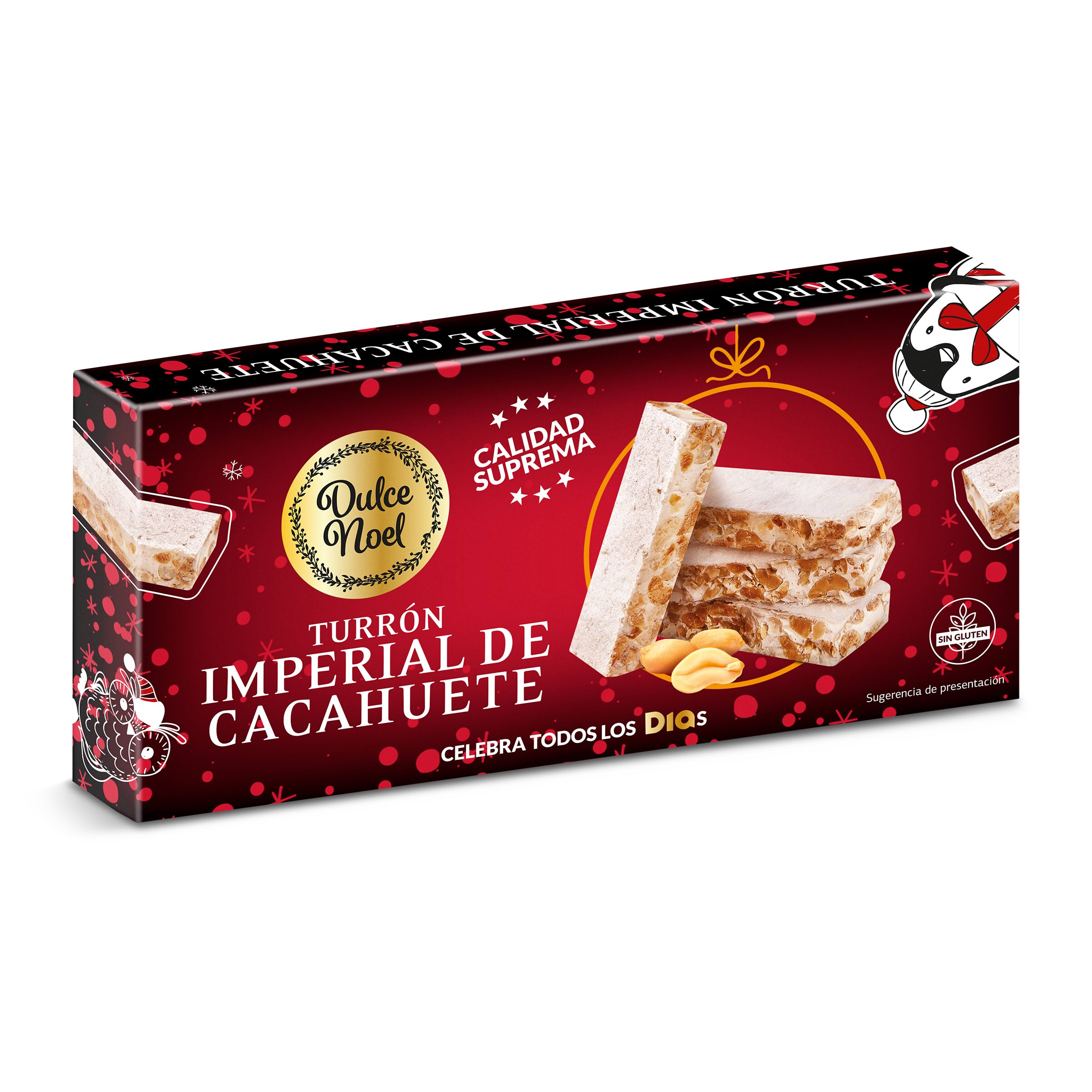 DIA DULCE NOEL turrón imperial de cacahuete estuche 150 gr
