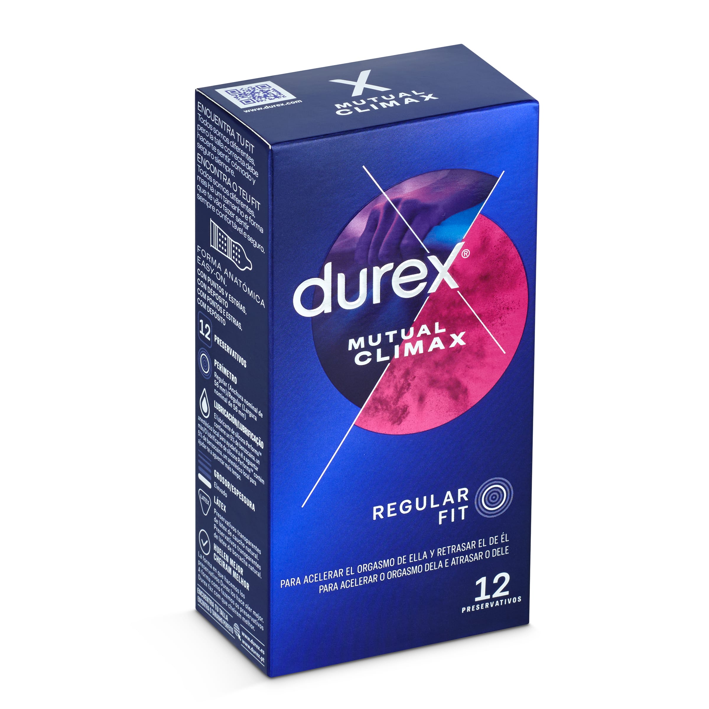DUREX preservativos mutual climax caja 12 uds