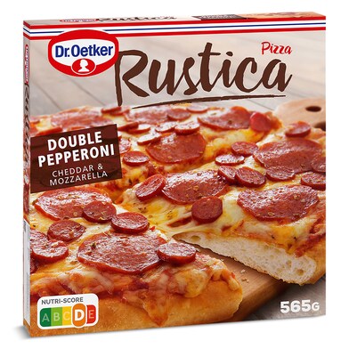 Pizza rústica doble pepperoni Dr. Oetker Ristorante 565 g-0 Pizza rústica doble pepperoni Dr. Oetker Ristorante 565 g-0