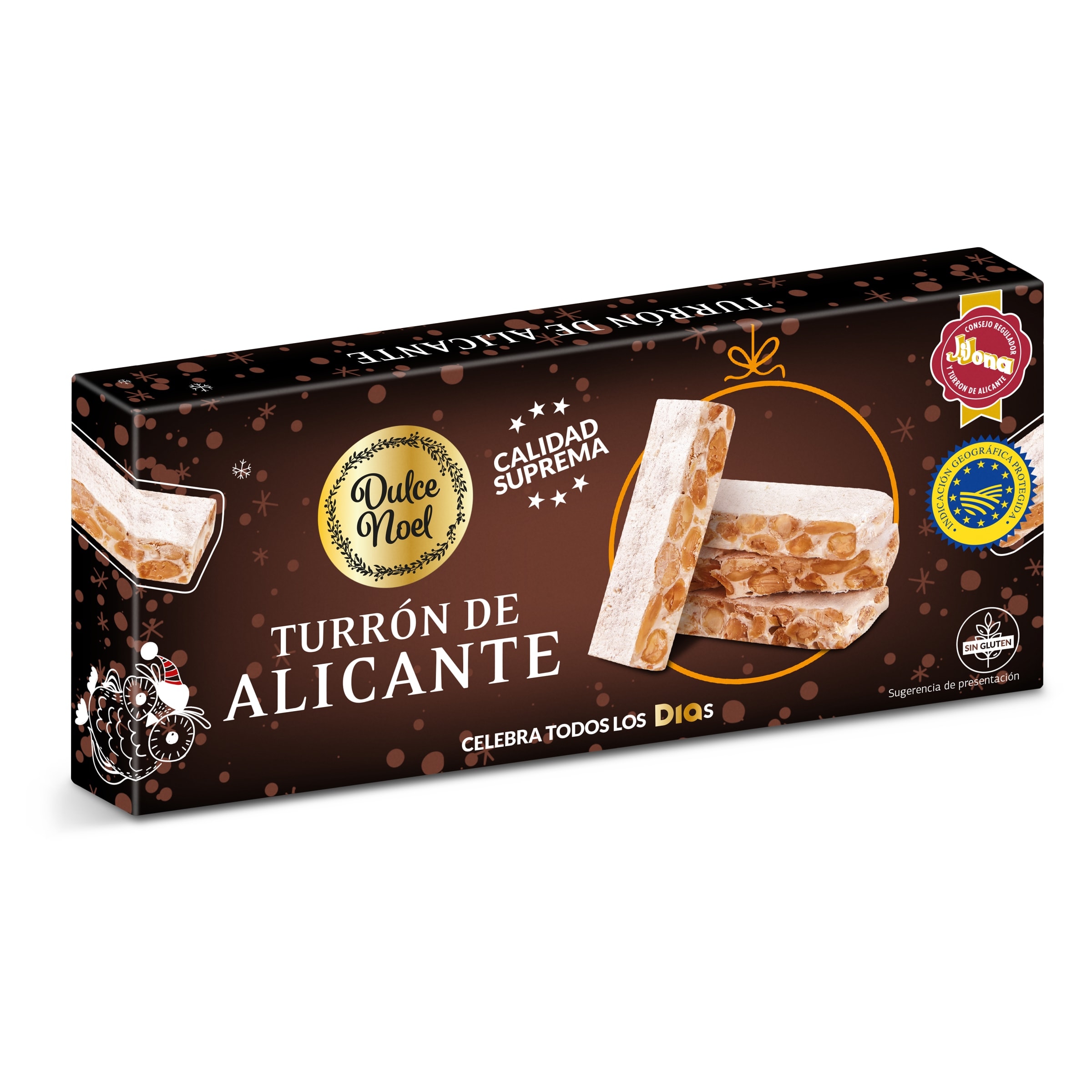 DIA DULCE NOEL turrón suprema Alicante estuche 150gr