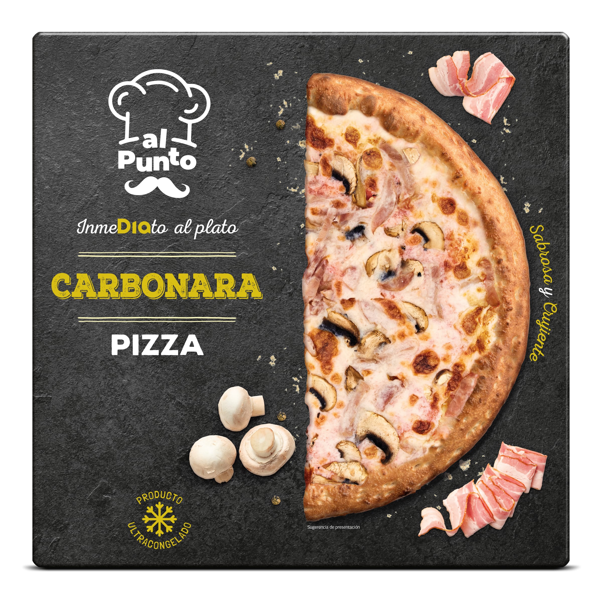 Pizza carbonara AL PUNTO CAJA 465 GR - Supermercados DIA