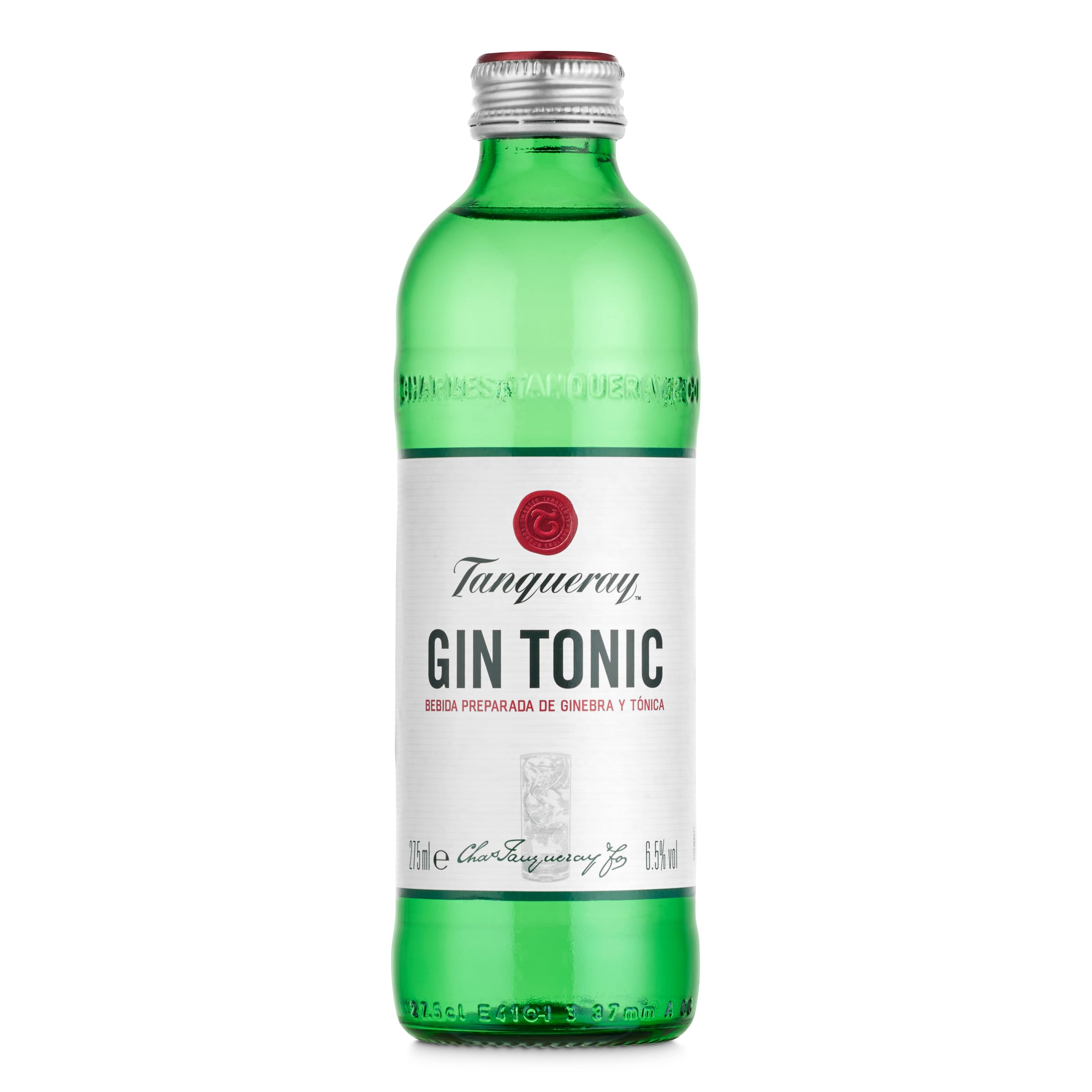Preparado de ginebra & tónica Tanqueray botella 27.5 cl