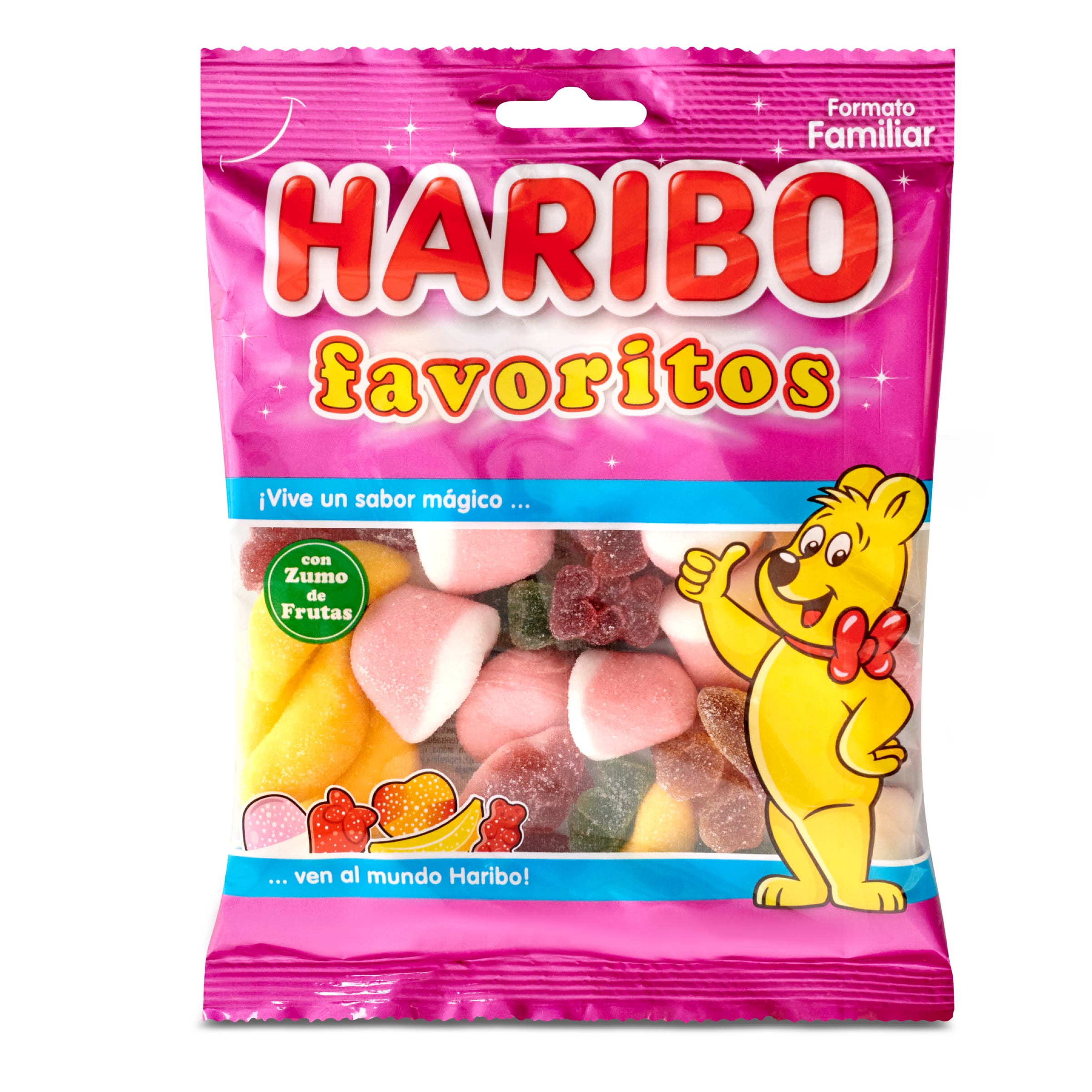 HARIBO Favoritos golosinas recubiertos de azúcar bolsa 250 gr