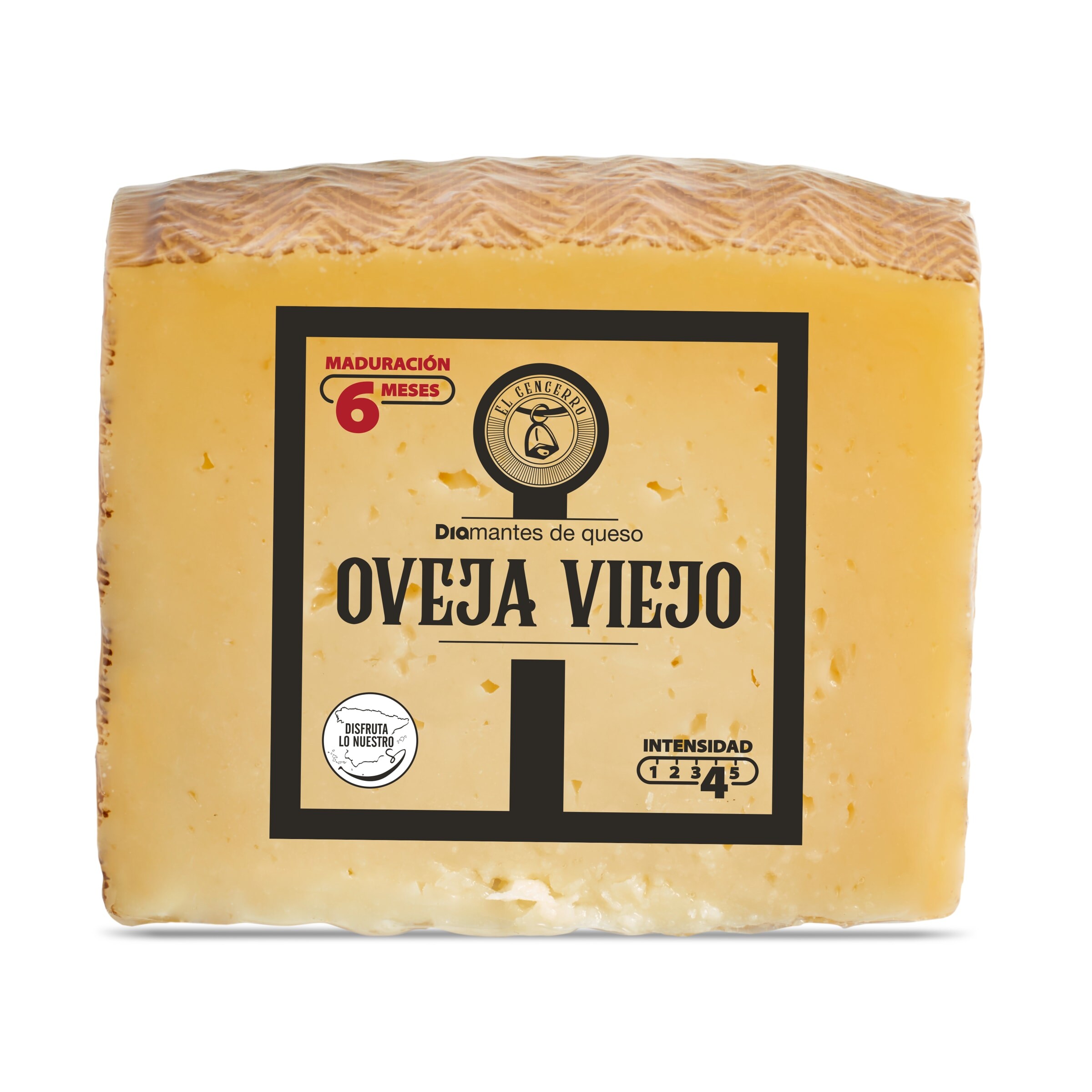 DIA EL CENCERRO queso de oveja viejo con leche pasteurizada 6 meses cuña 300 gr