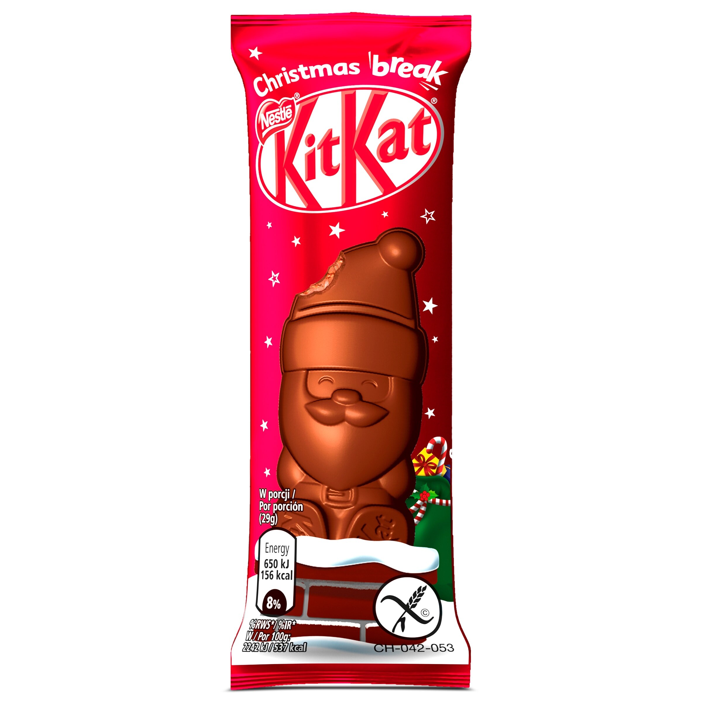 KIT KAT chocolatina santa paquete 29 gr