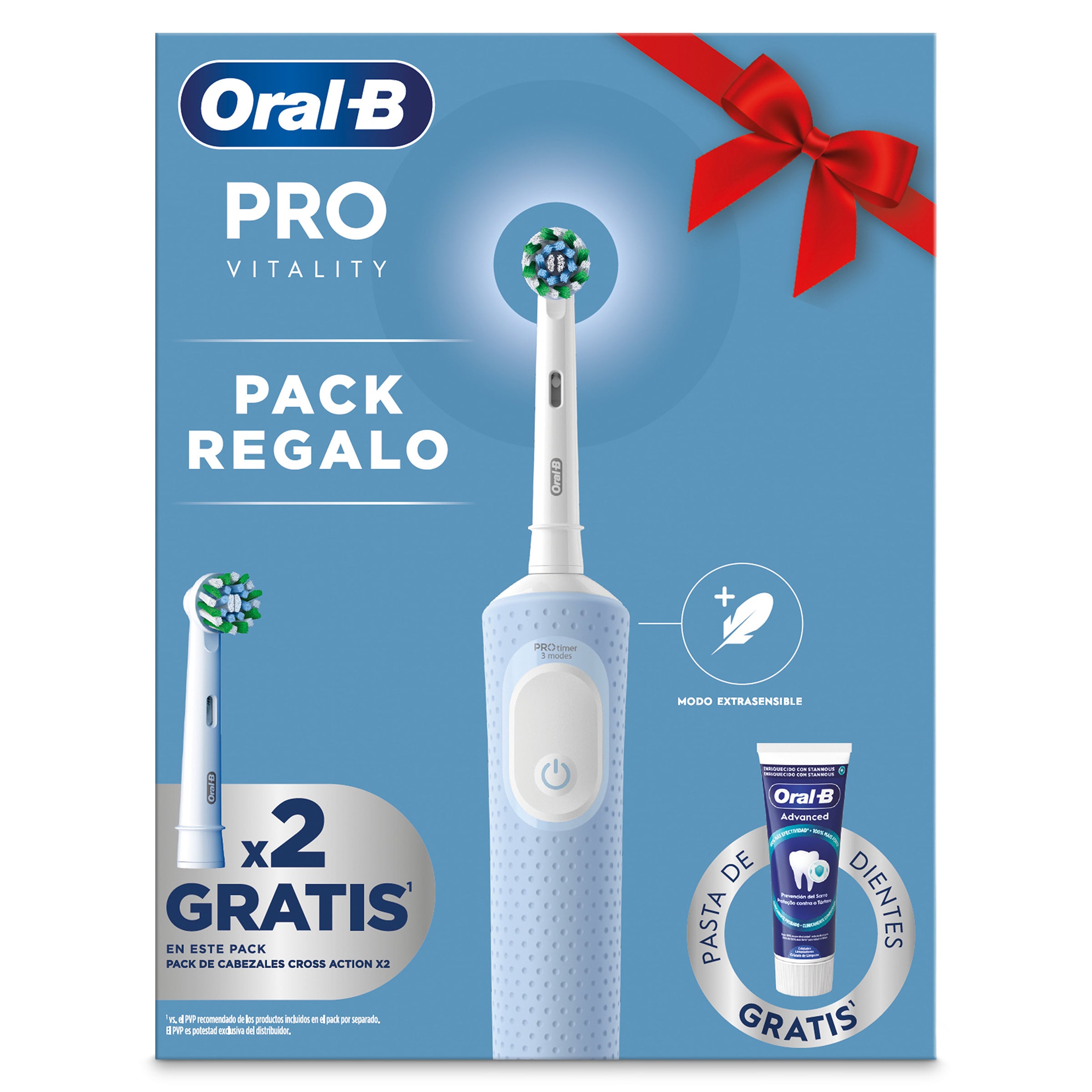 Cepillo eléctrico + pack regalo Oral-B 1 unidad