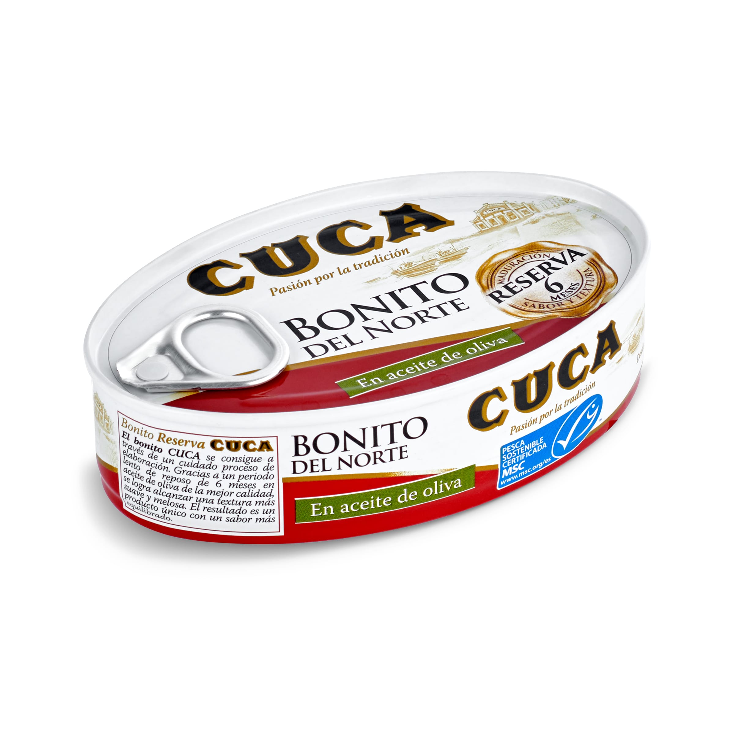 CUCA bonito del norte en aceite de oliva lata 120 gr