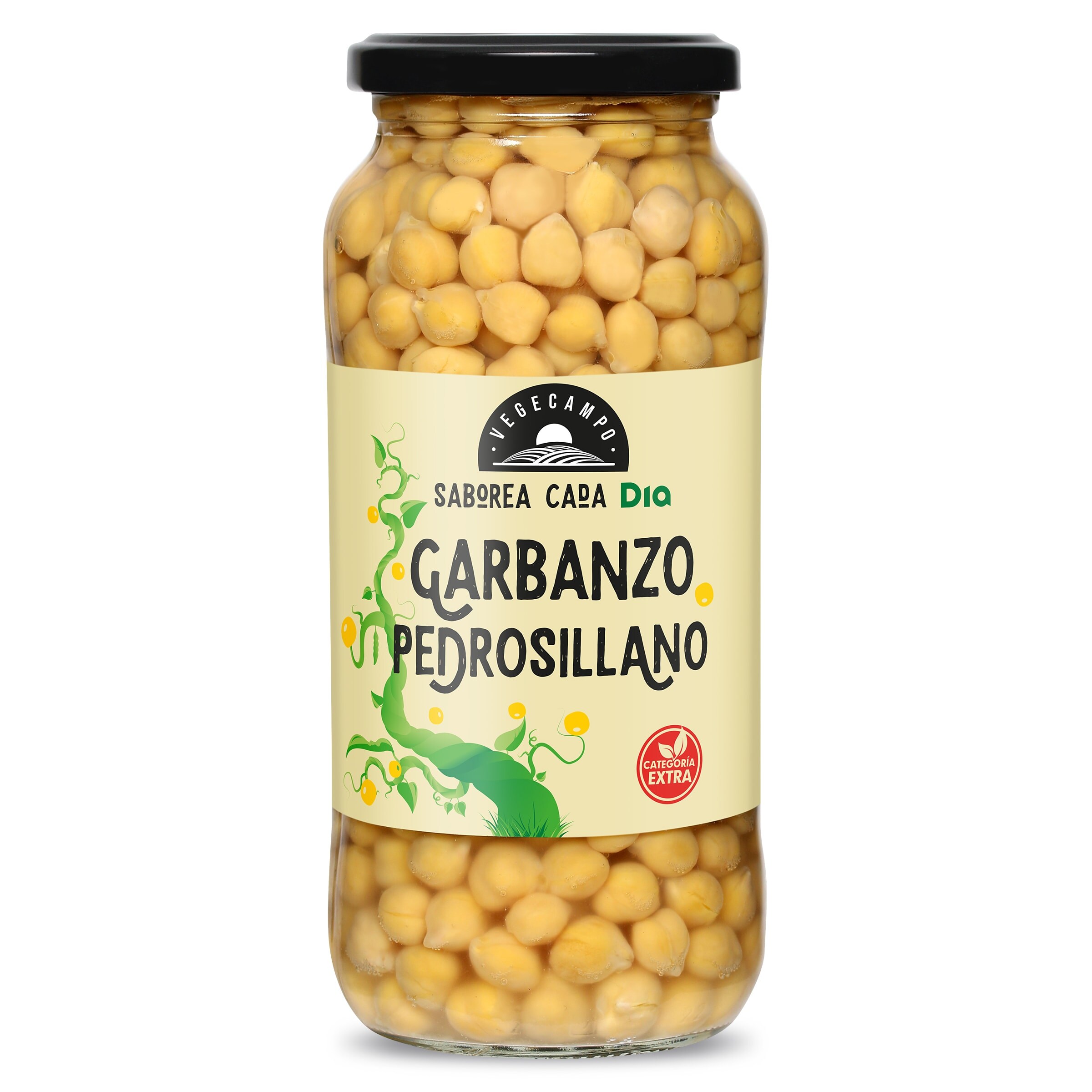 DIA VEGECAMPO garbanzo cocido pedrosillano frasco 400 gr