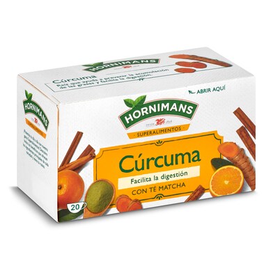 Infusión de cúrcuma con té matcha Hornimans caja 20 unidades-0 Infusión de cúrcuma con té matcha Hornimans caja 20 unidades-0