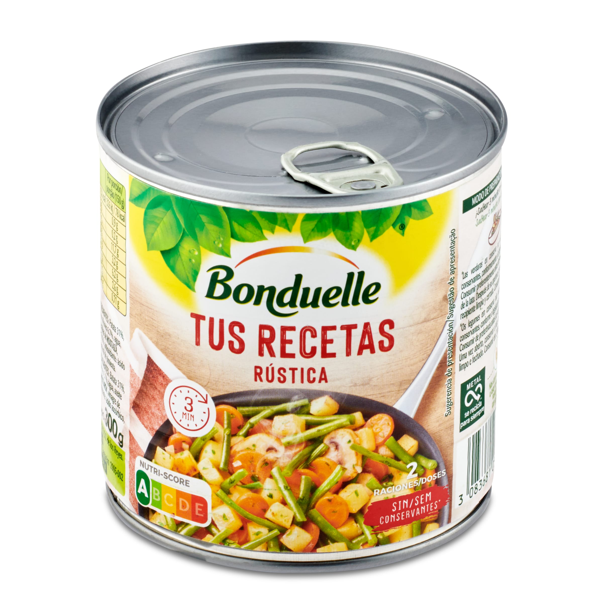 BONDUELLE tus recetas rústicas lata 300 gr