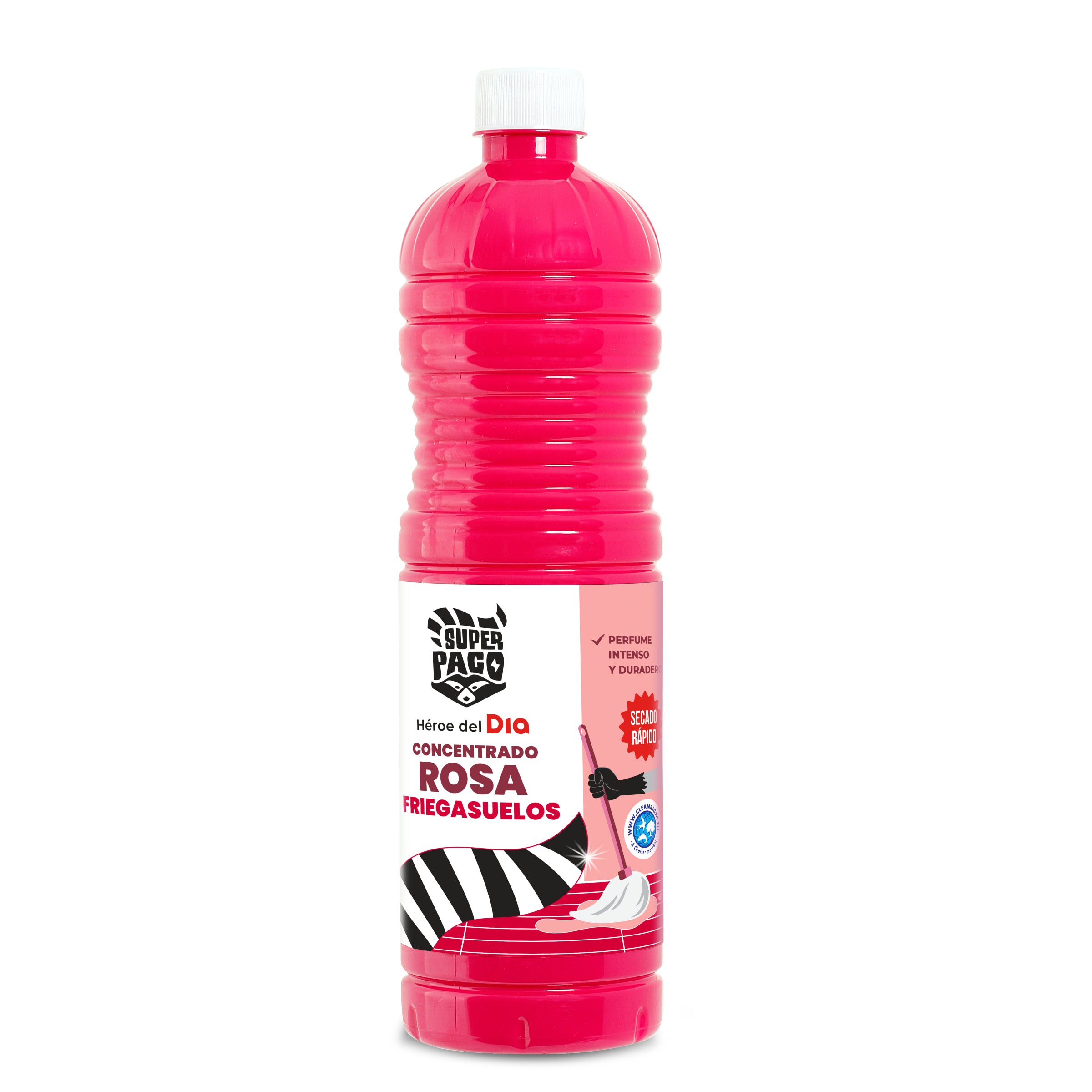 DIA SUPER PACO friegasuelos concentrado rosa botella 1 lt