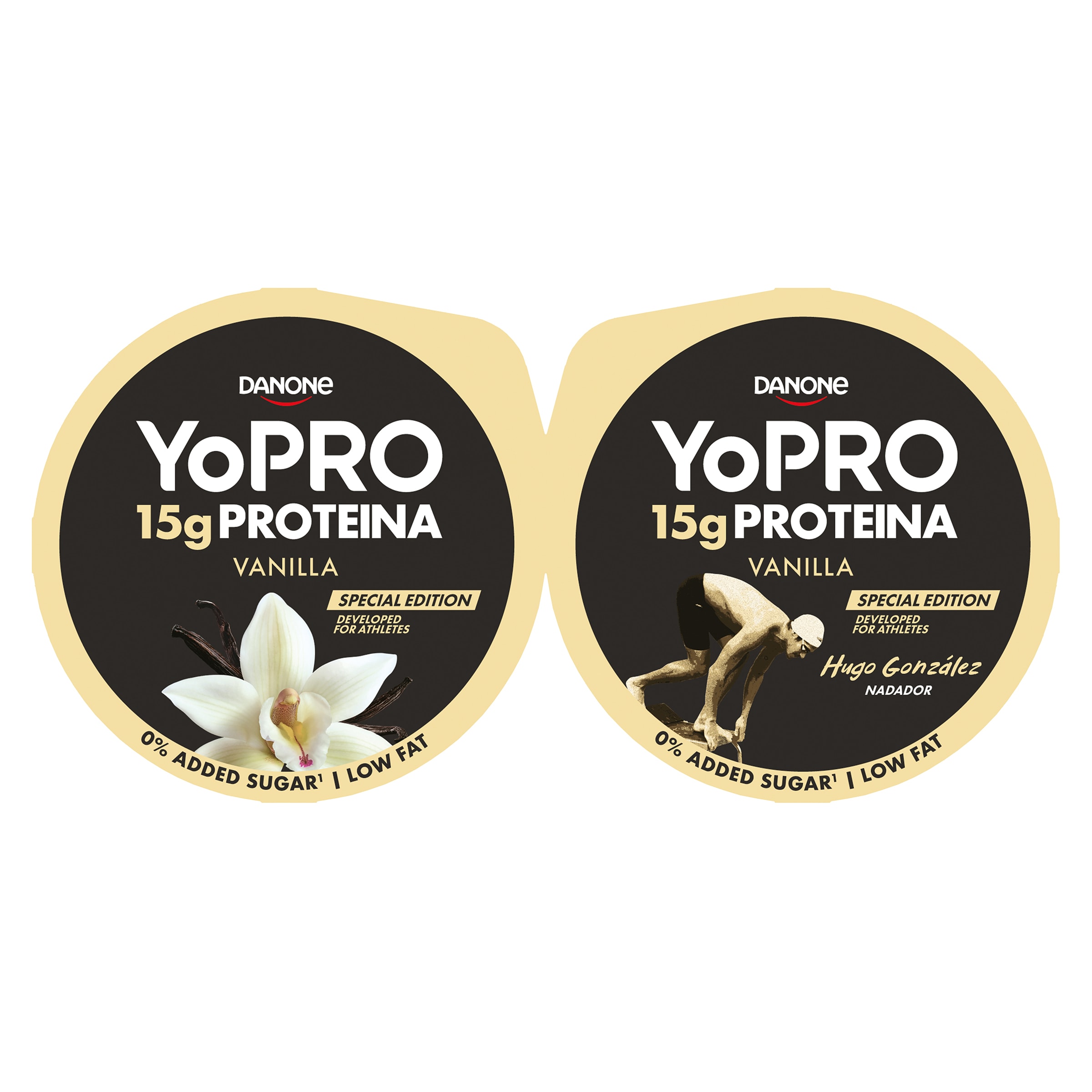 YOPRO yogur proteínas sabor vainilla pack 2 unidades 160 gr