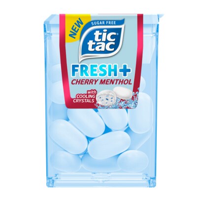 TIC TAC caramelo  fresh cherry mentol envase 12 gr