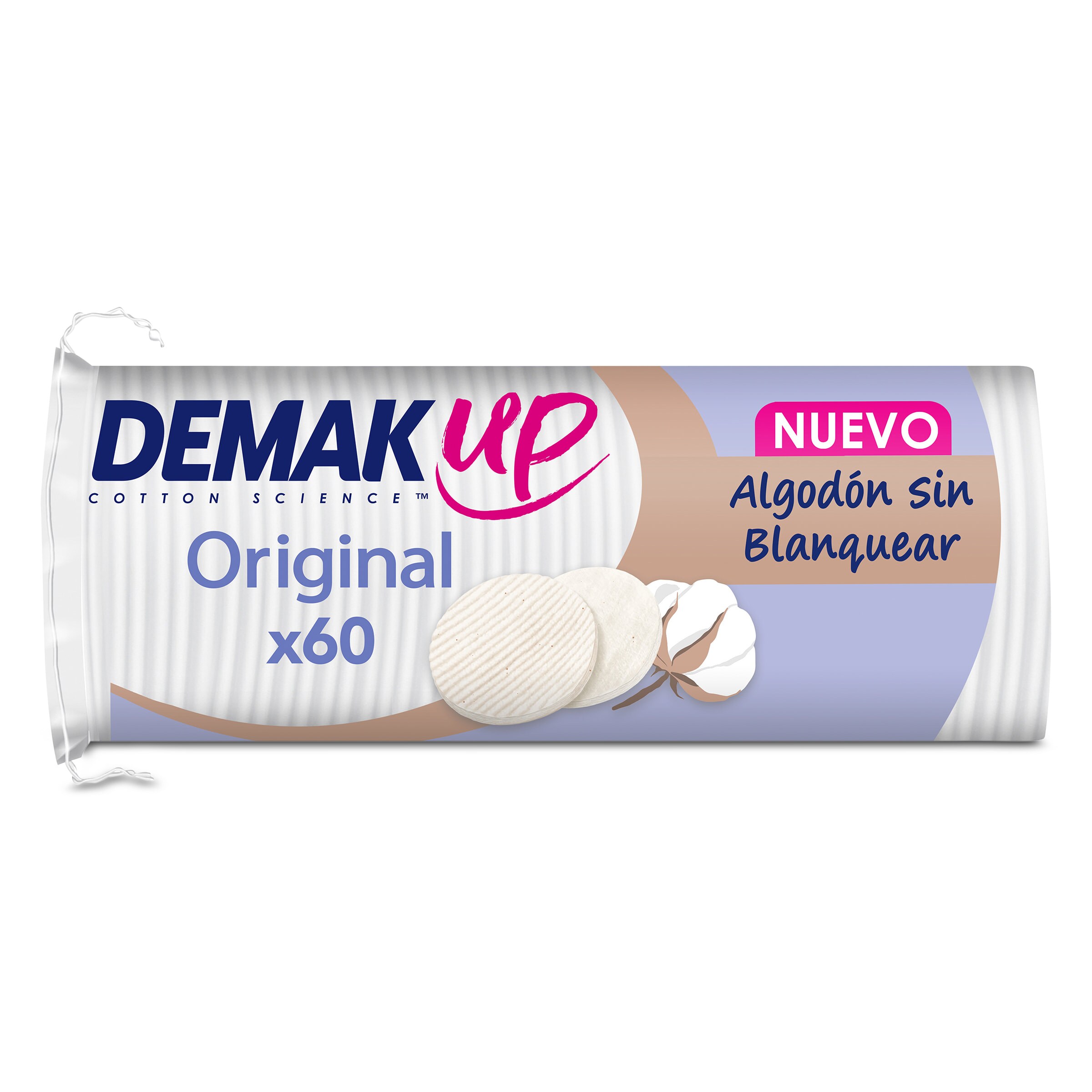 Discos desmaquillantes original DEMAK UP   BOLSA 60 UD