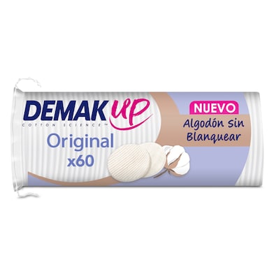 Discos desmaquillantes original Demak up bolsa 60 unidades - Supermercados  DIA