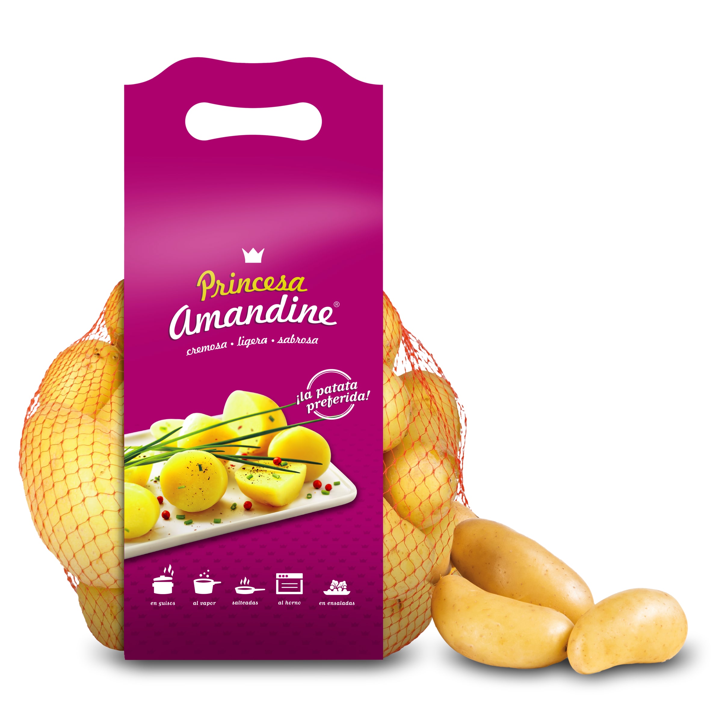 Patata Amandine malla 1,5 kg