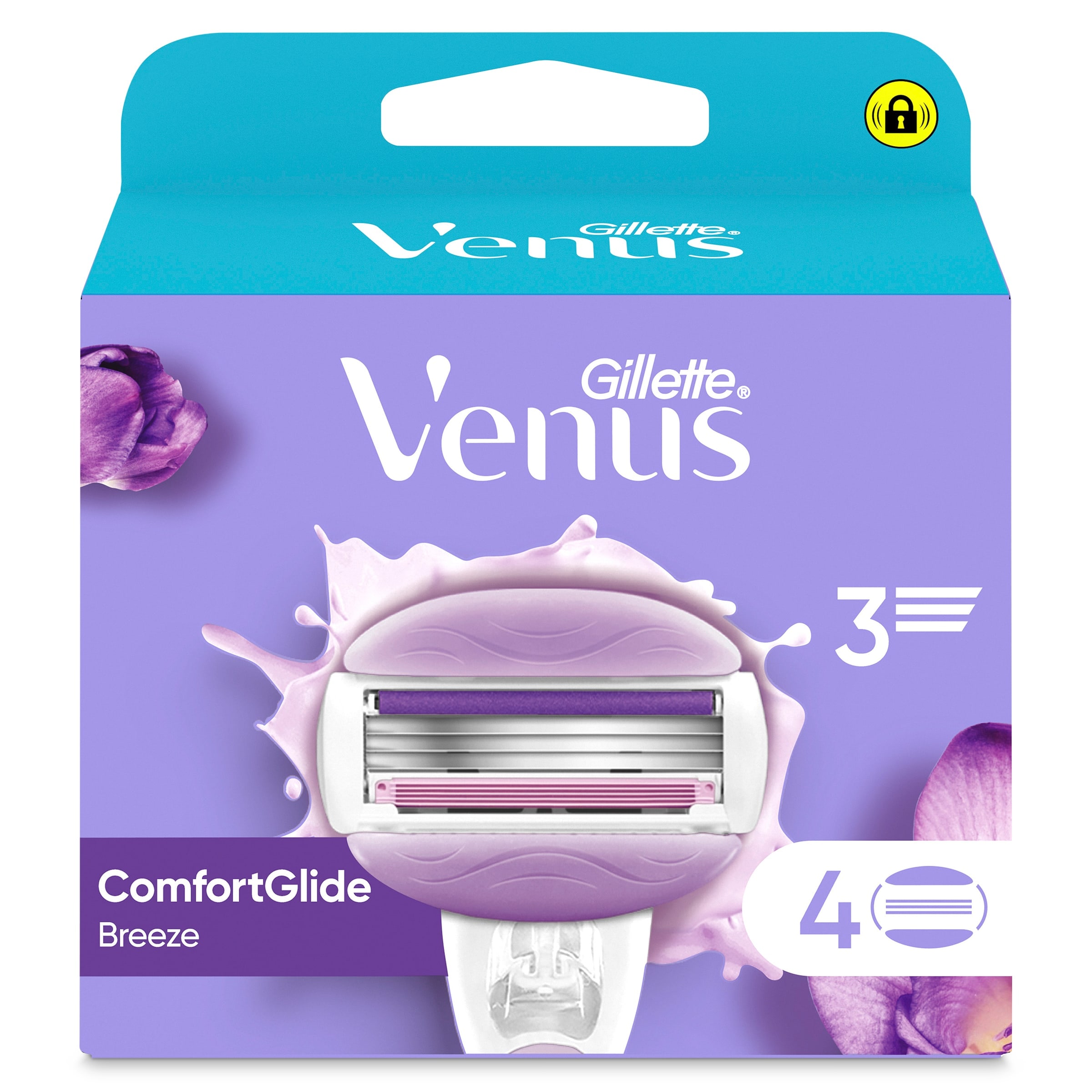 Recambio maquinilla de depilación comfortglide breeze Gillette Venus 4 unidades