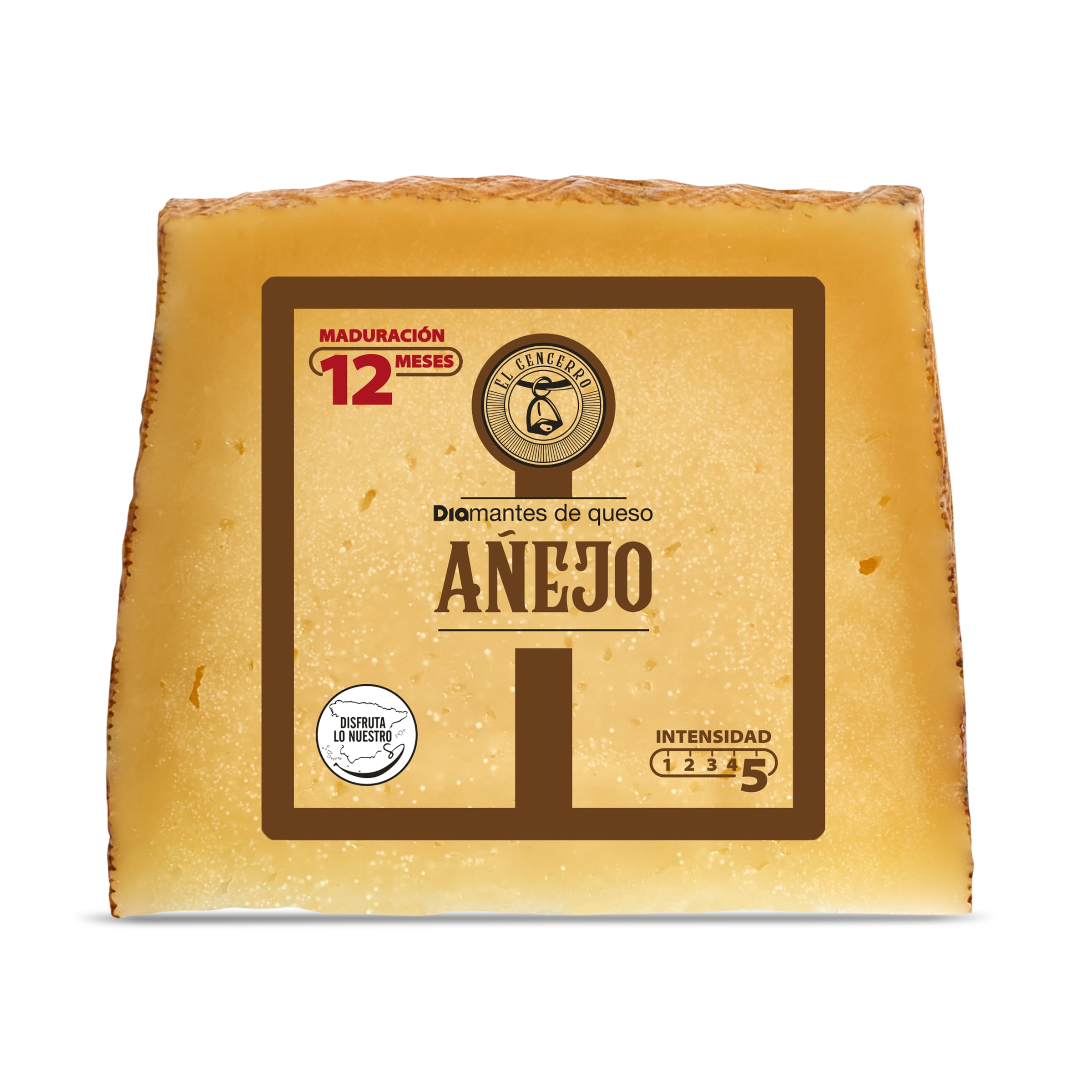 DIA EL CENCERRO queso mezcla de oveja y vaca añejo cuña 300 gr