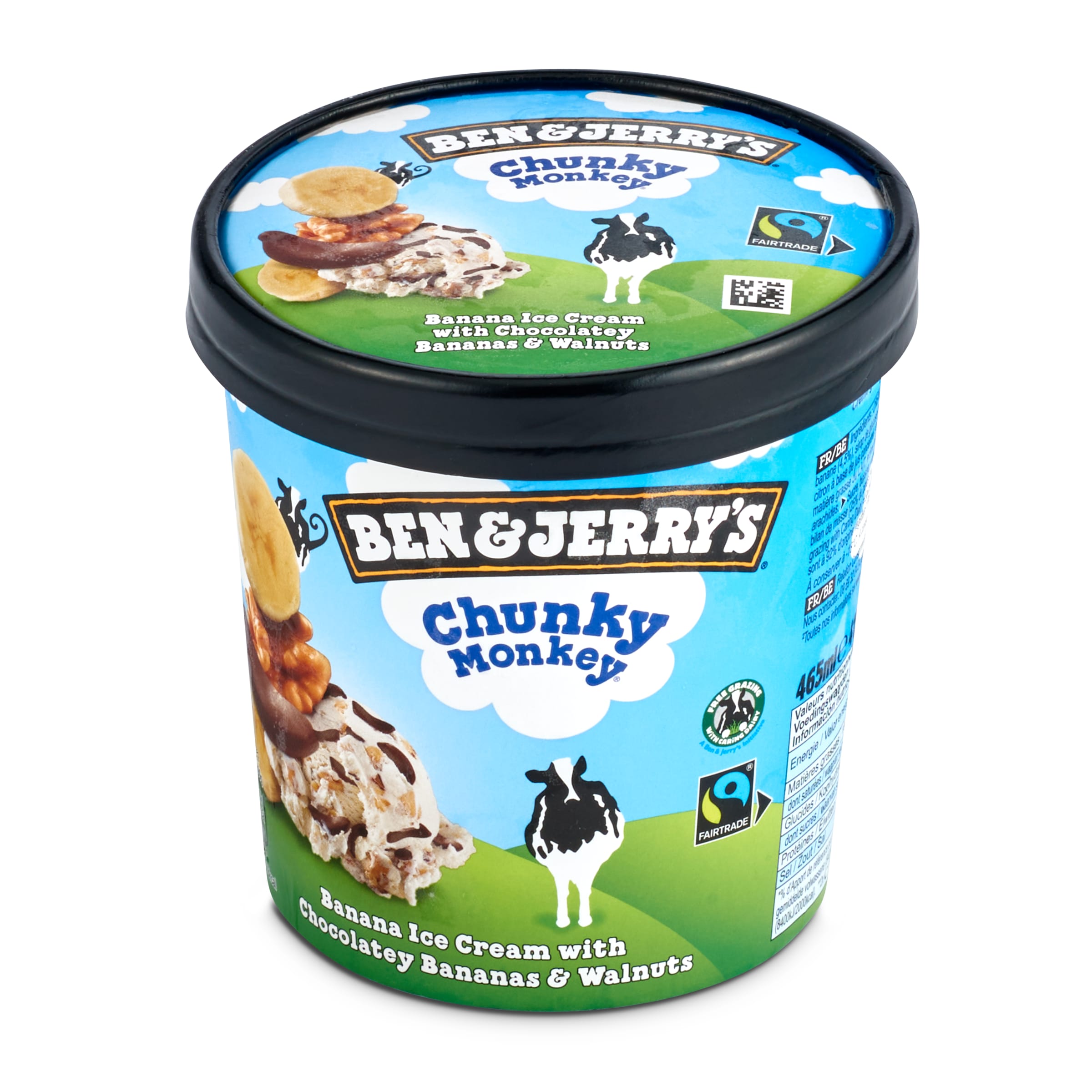 BEN&JERRY'S helado chunky monkey tarrina 465 ml