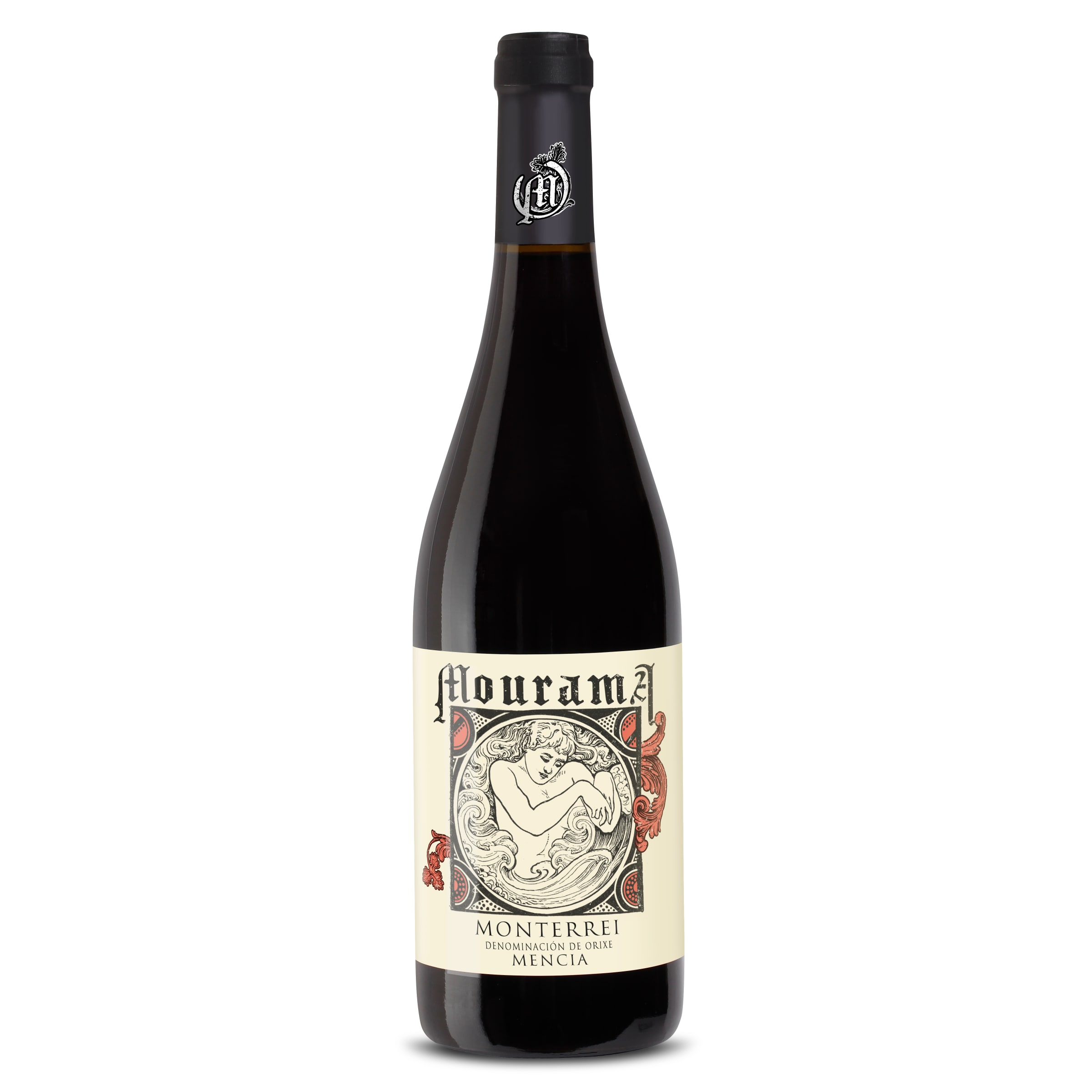 MOURAMA vino tinto Mencia DO Monterrei botella 75 cl
