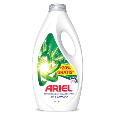 Detergente máquina líquido original Ariel botella 35 lavados-0 Detergente máquina líquido original Ariel botella 35 lavados-0