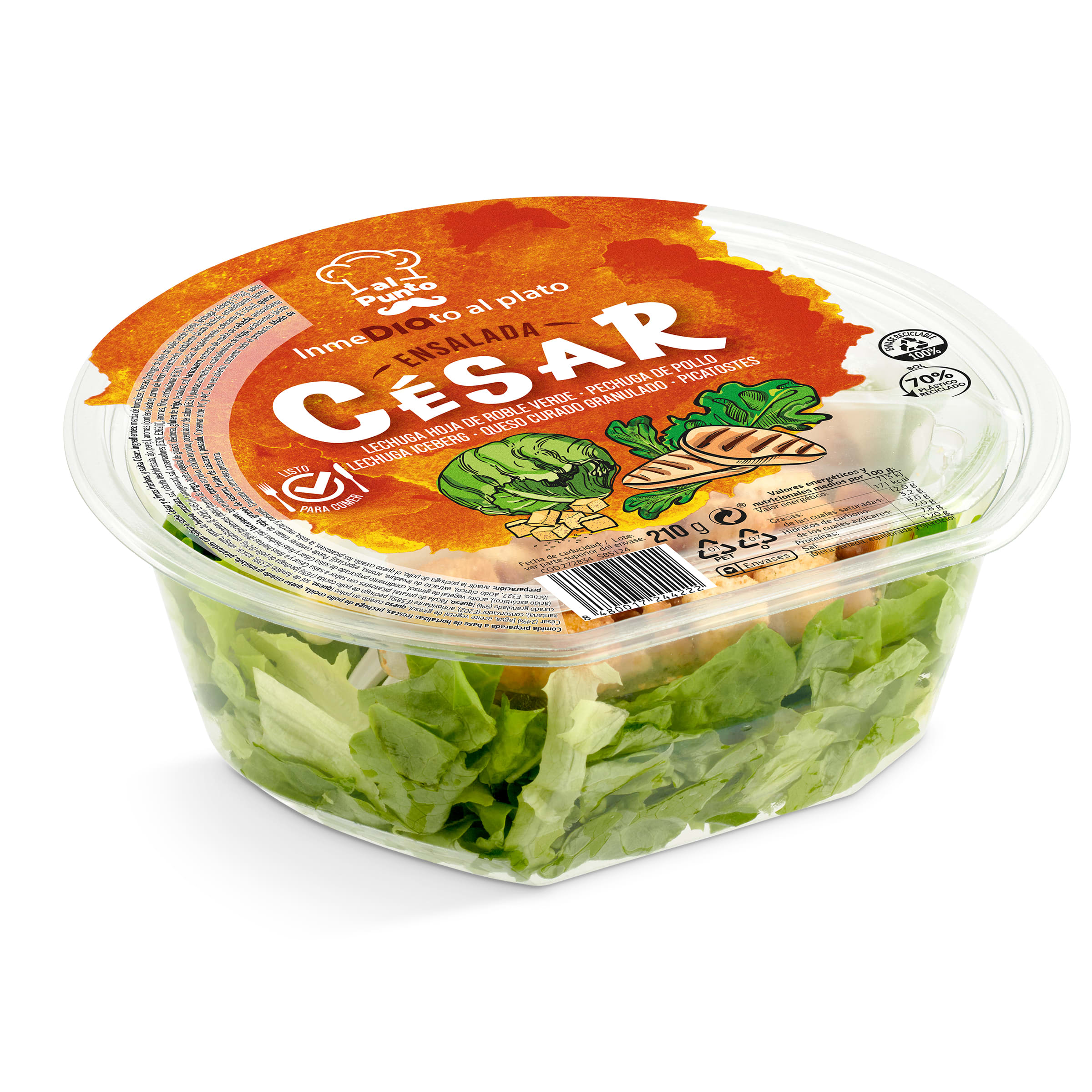 DIA VEGECAMPO ensalada César tarrina 210 gr