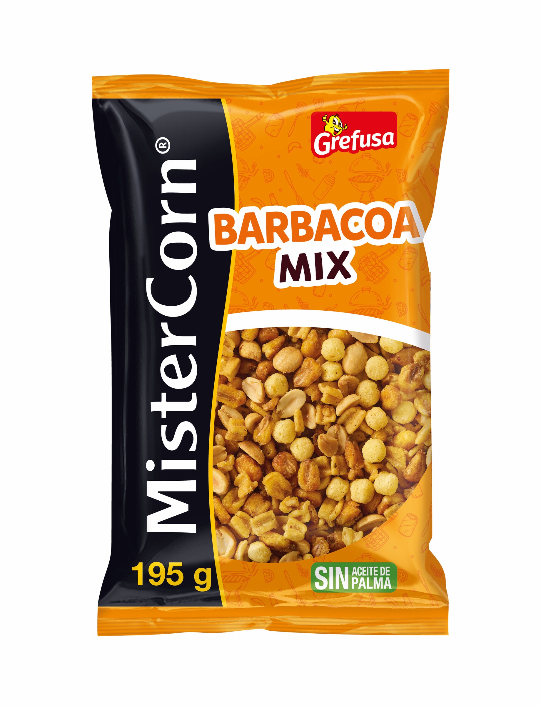 GREFUSA MisterCorn cocktail barbacoa mix bolsa 195 gr