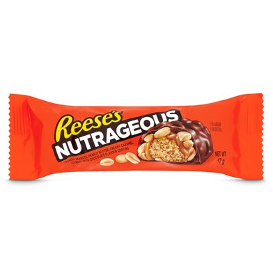 Barrita de chocolate con leche, cacahuete y caramelo nutrageous Reese's bolsa 47 g-0