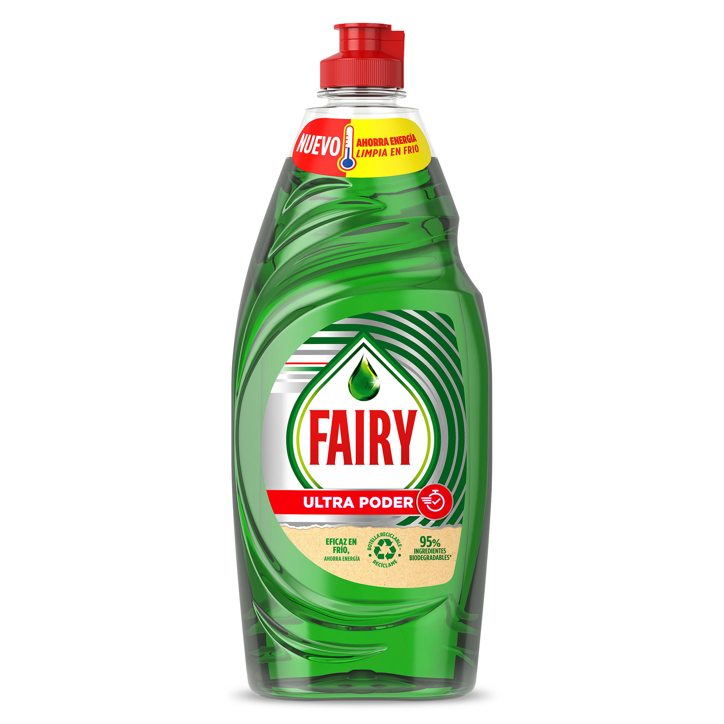 Lavavajillas a mano concentrado ultra poder Fairy botella 650 ml