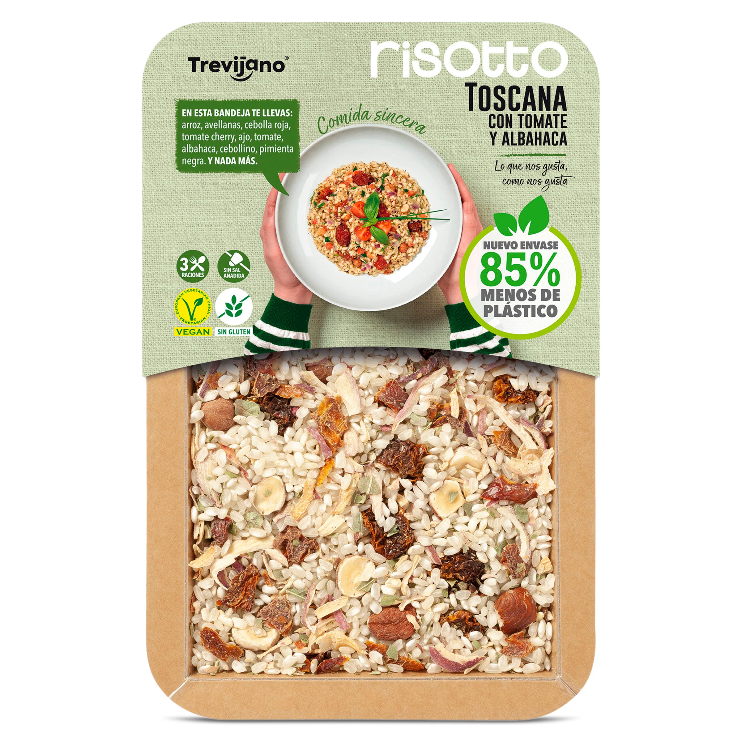TREVIJANO risotto Toscana bandeja 280 gr
