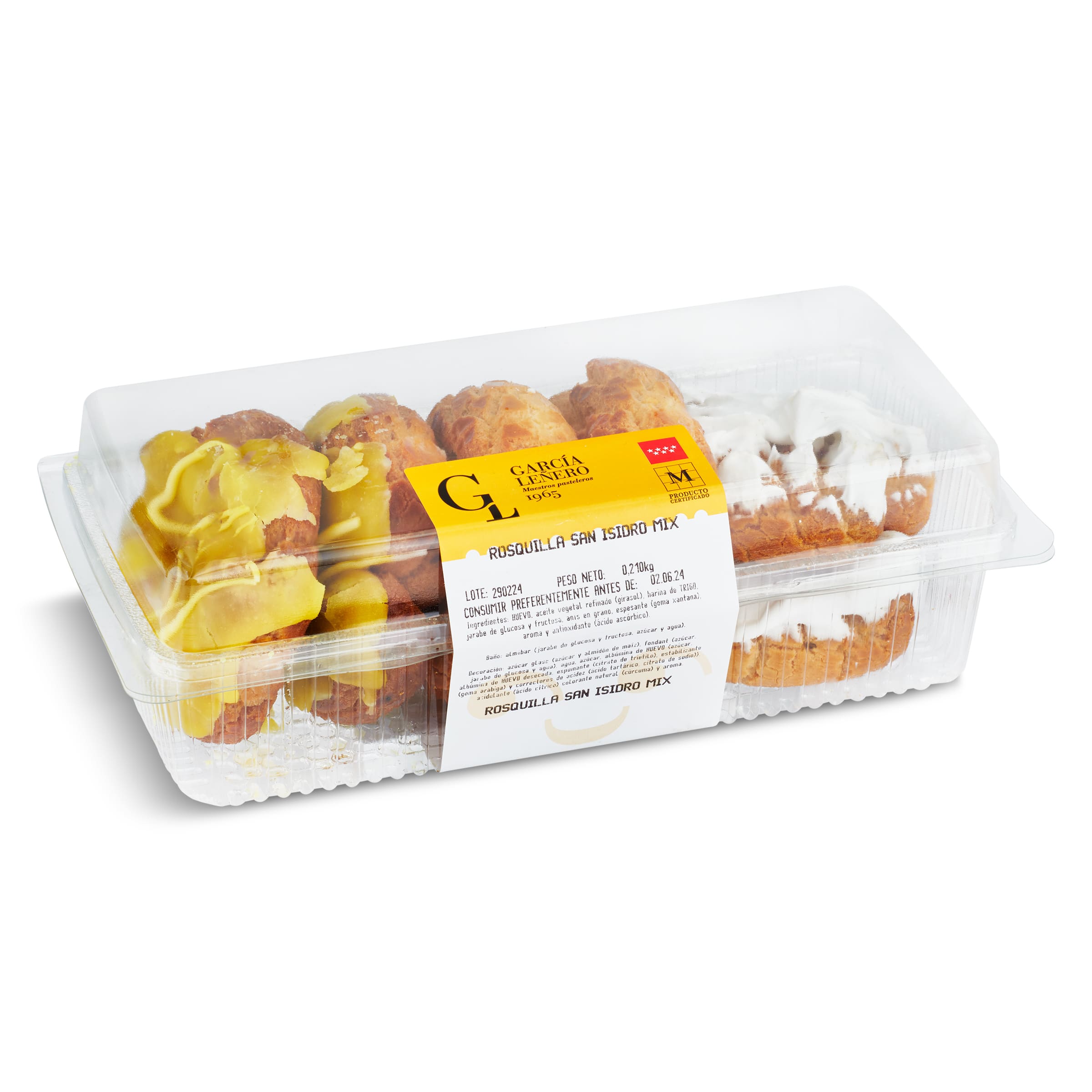 GARCIA LEÑERO rosquillas de San Isidro mix envase 210 gr