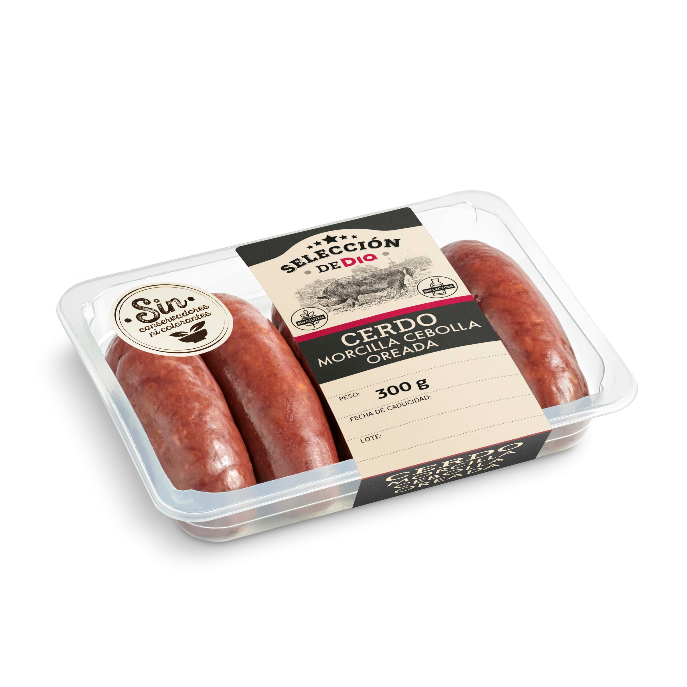 SELECCIÓN DE DIA morcilla de cebolla bandeja 300 gr