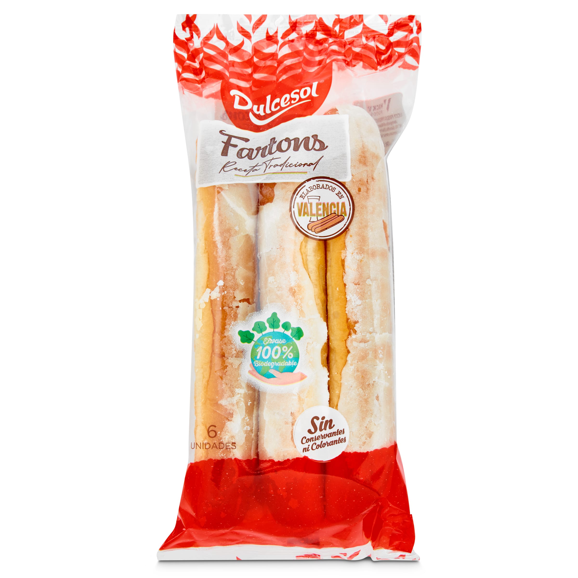 DULCESOL fartons paquete 6 uds 120 gr
