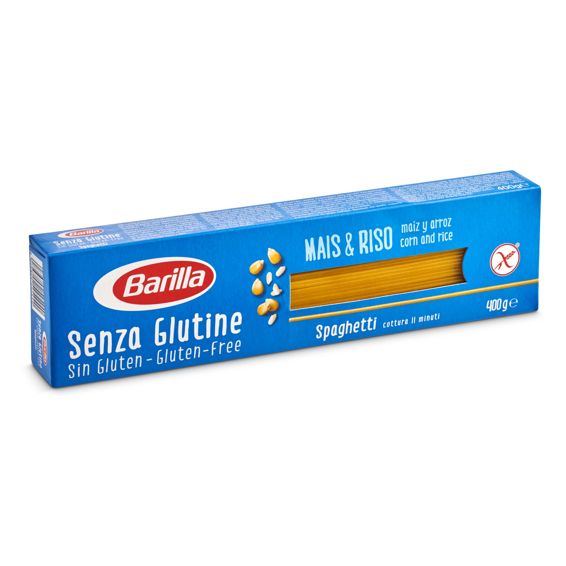 BARILLA espagueti nº 5 SIN GLUTEN caja 400 gr