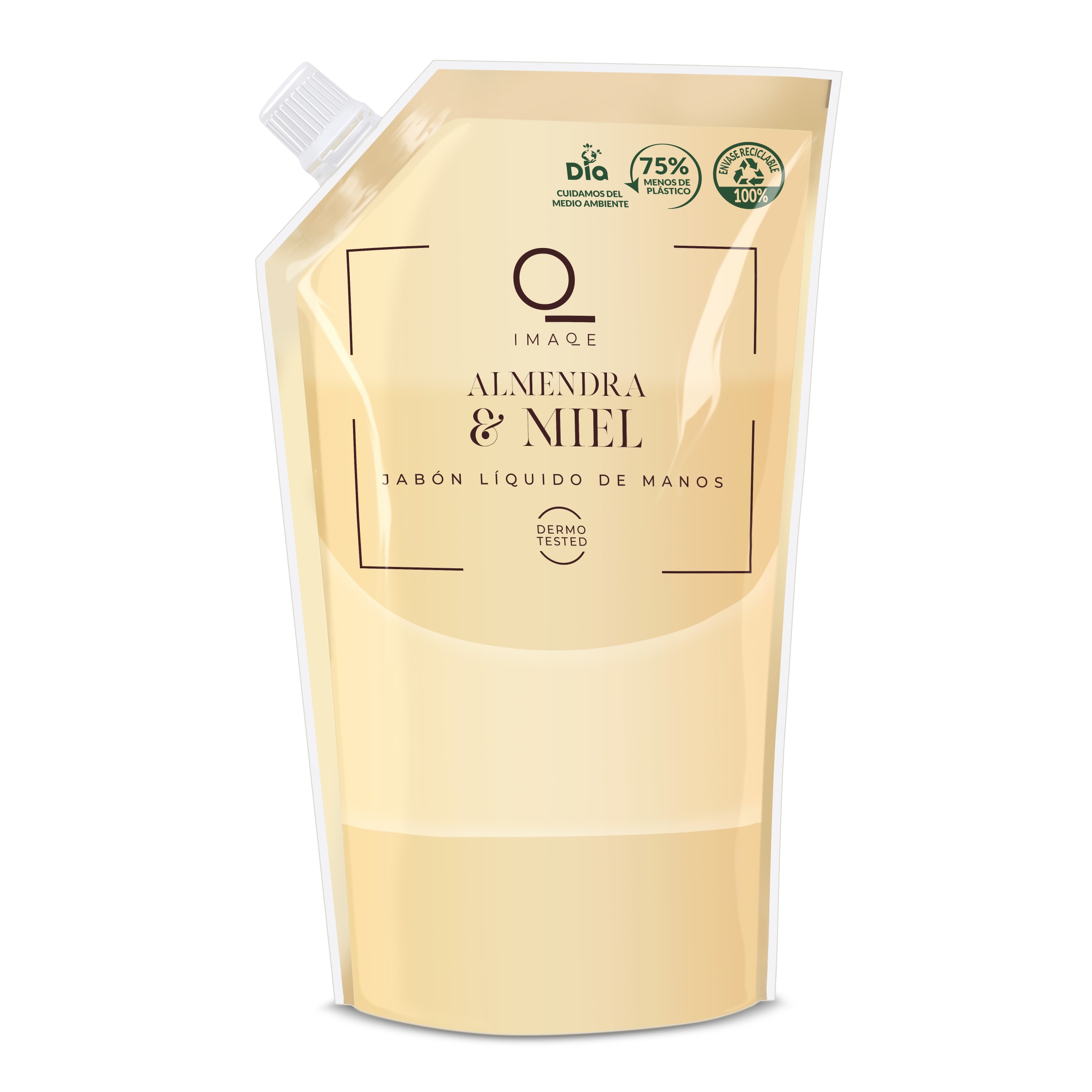 DIA IMAQE jabón de manos almendra y miel recambio 500 ml