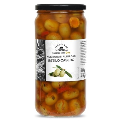 Aceitunas estilo casero Vegecampo de Dia frasco 410 g-0 Aceitunas estilo casero Vegecampo de Dia frasco 410 g-0