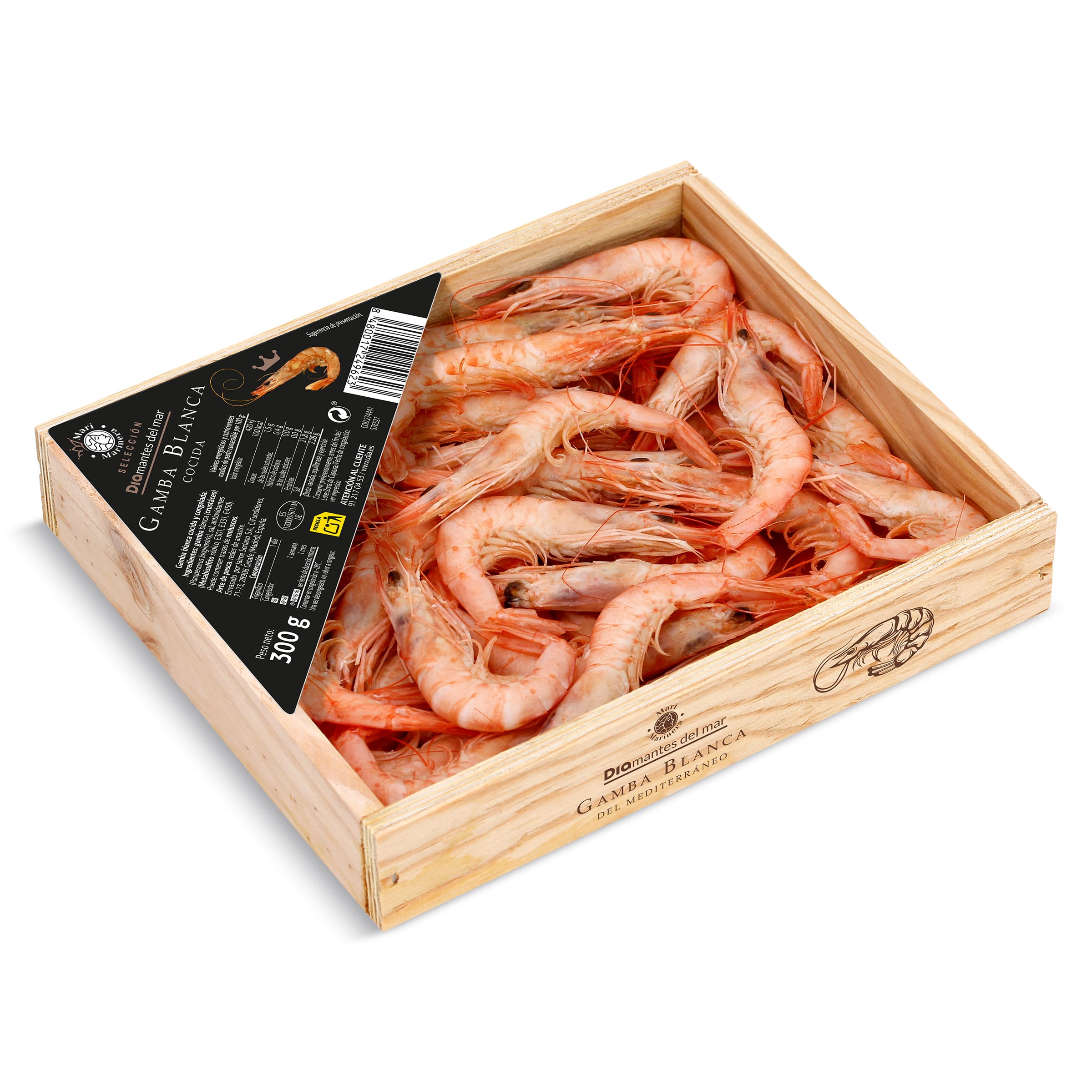 DIA MARI MARINERA gamba cocida caja 300 gr