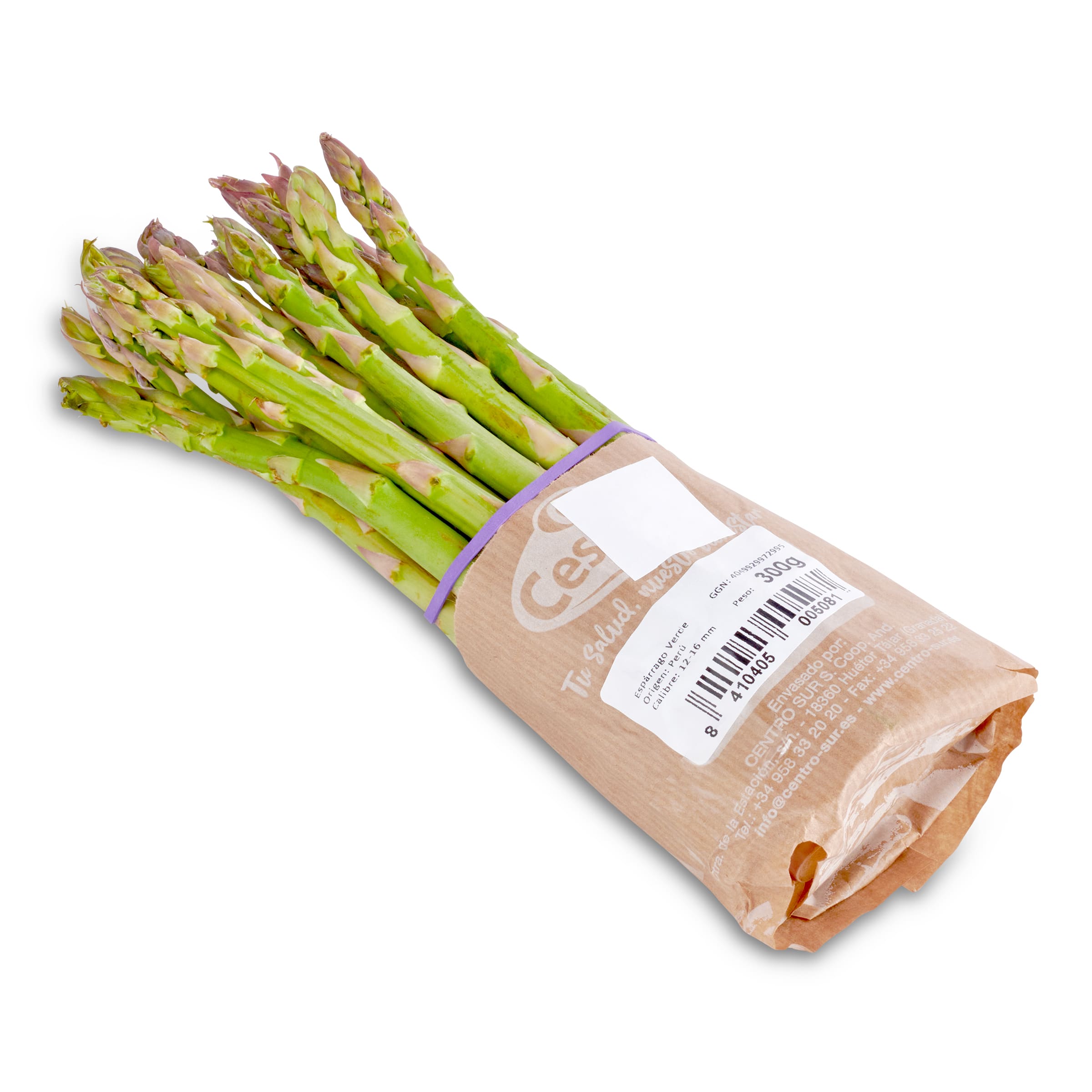 Espárrago verde grueso manojo 300 gr