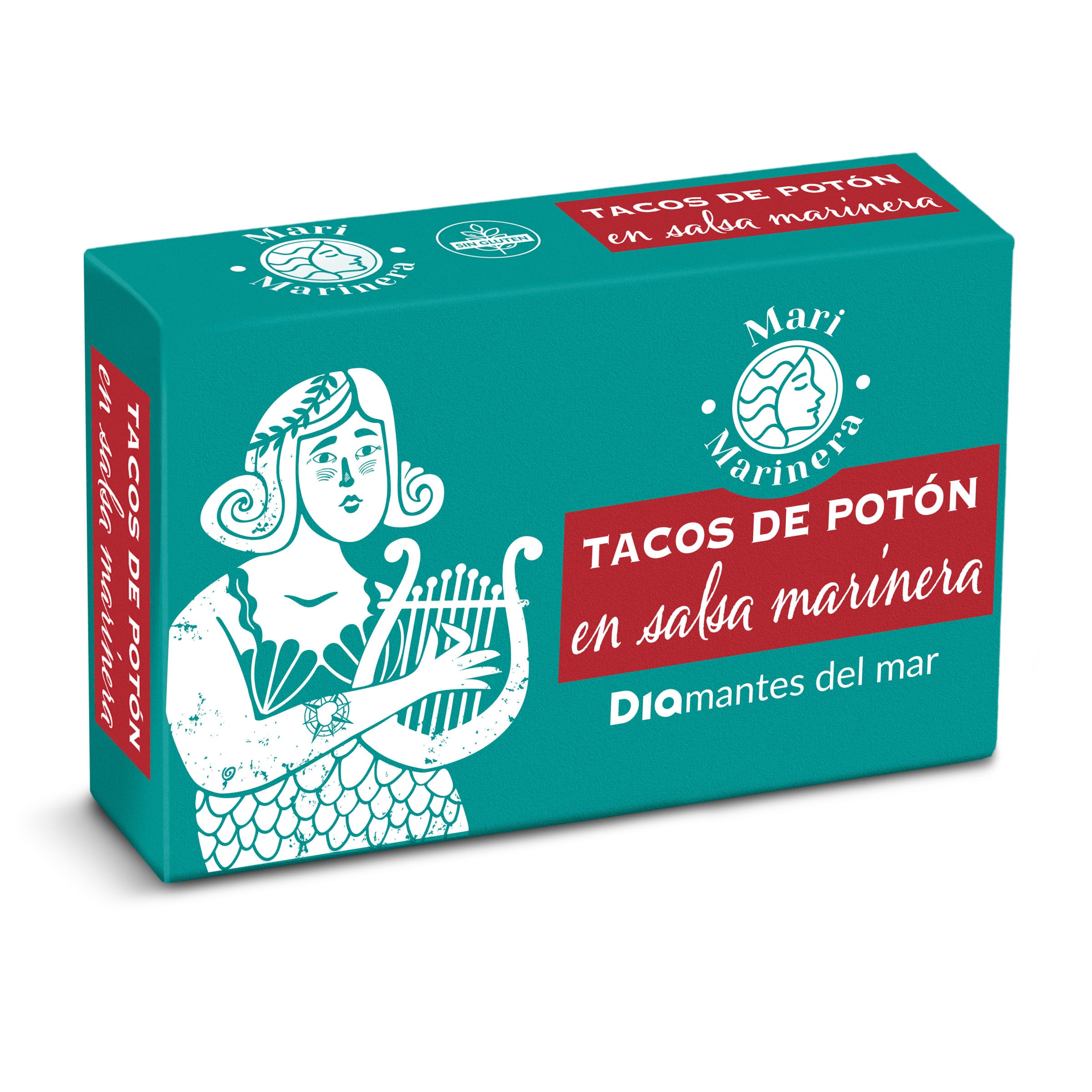 DIA MARI MARINERA tacos de potón en salsa marinera lata 72 gr