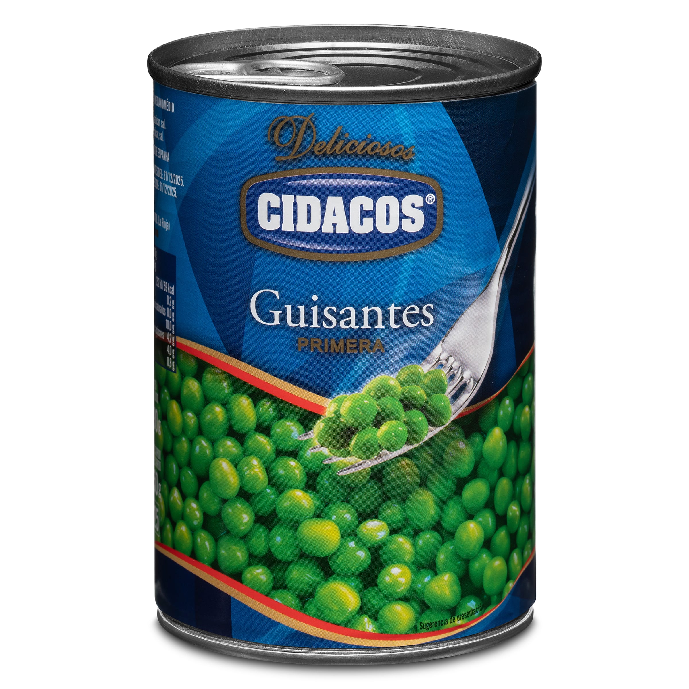 CIDACOS guisantes lata 250 gr