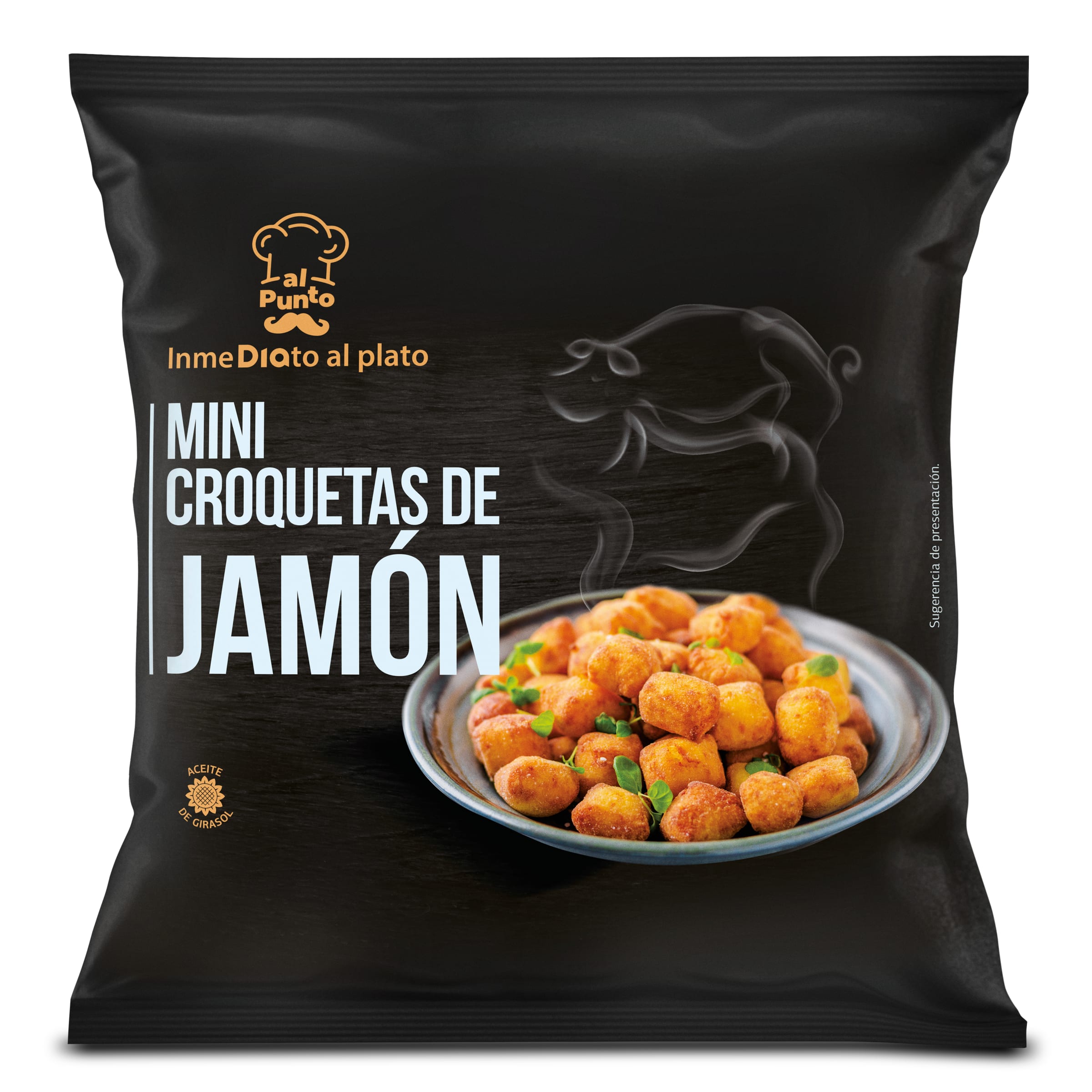 DIA AL PUNTO minicroquetas de jamón bolsa 450 gr