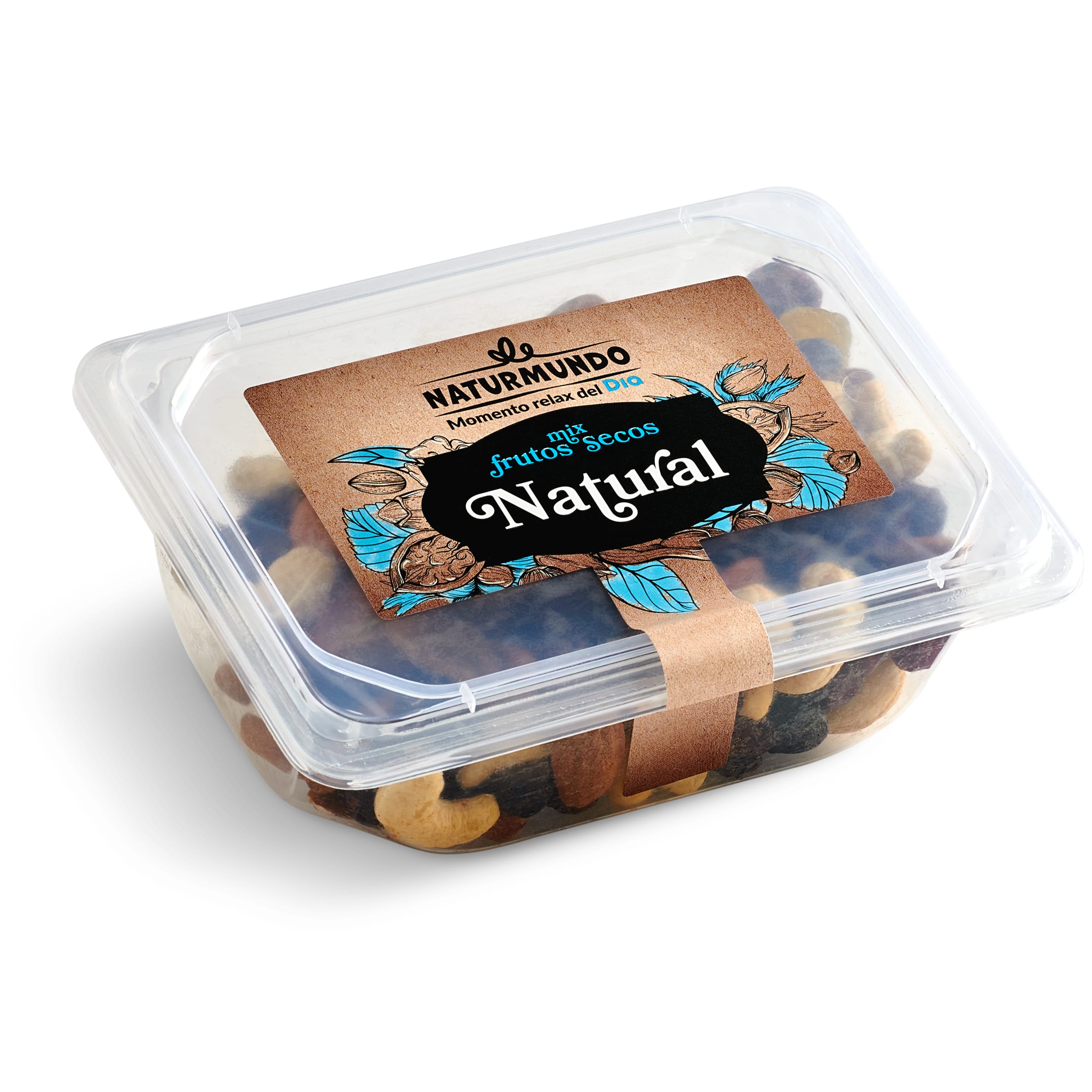DIA NATURMUNDO mix frutos secos naturales tarrina 200 gr