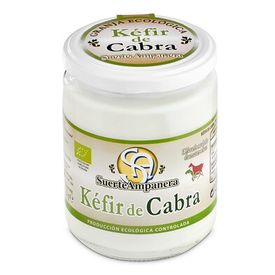 Kéfir de cabra ecológico Suerte Ampanera vaso 420 g-0 Kéfir de cabra ecológico Suerte Ampanera vaso 420 g-0