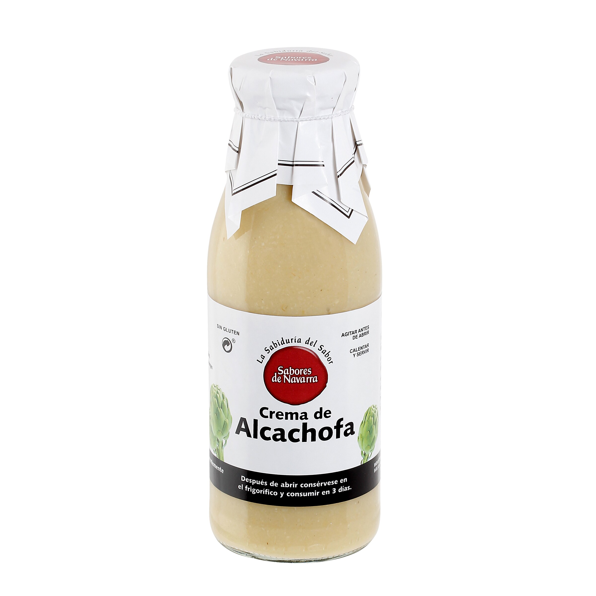 ABYDOS crema de alcachofa botella 500 ml