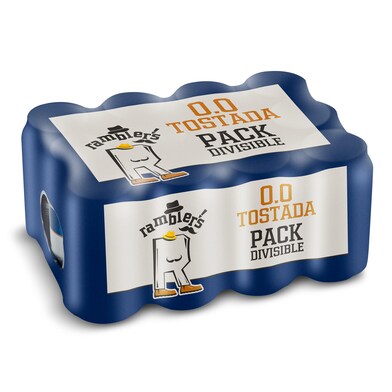 Cerveza tostada 0,0% alcohol Dia Ramblers pack 12 x 33 cl-0 Cerveza tostada 0,0% alcohol Dia Ramblers pack 12 x 33 cl-0