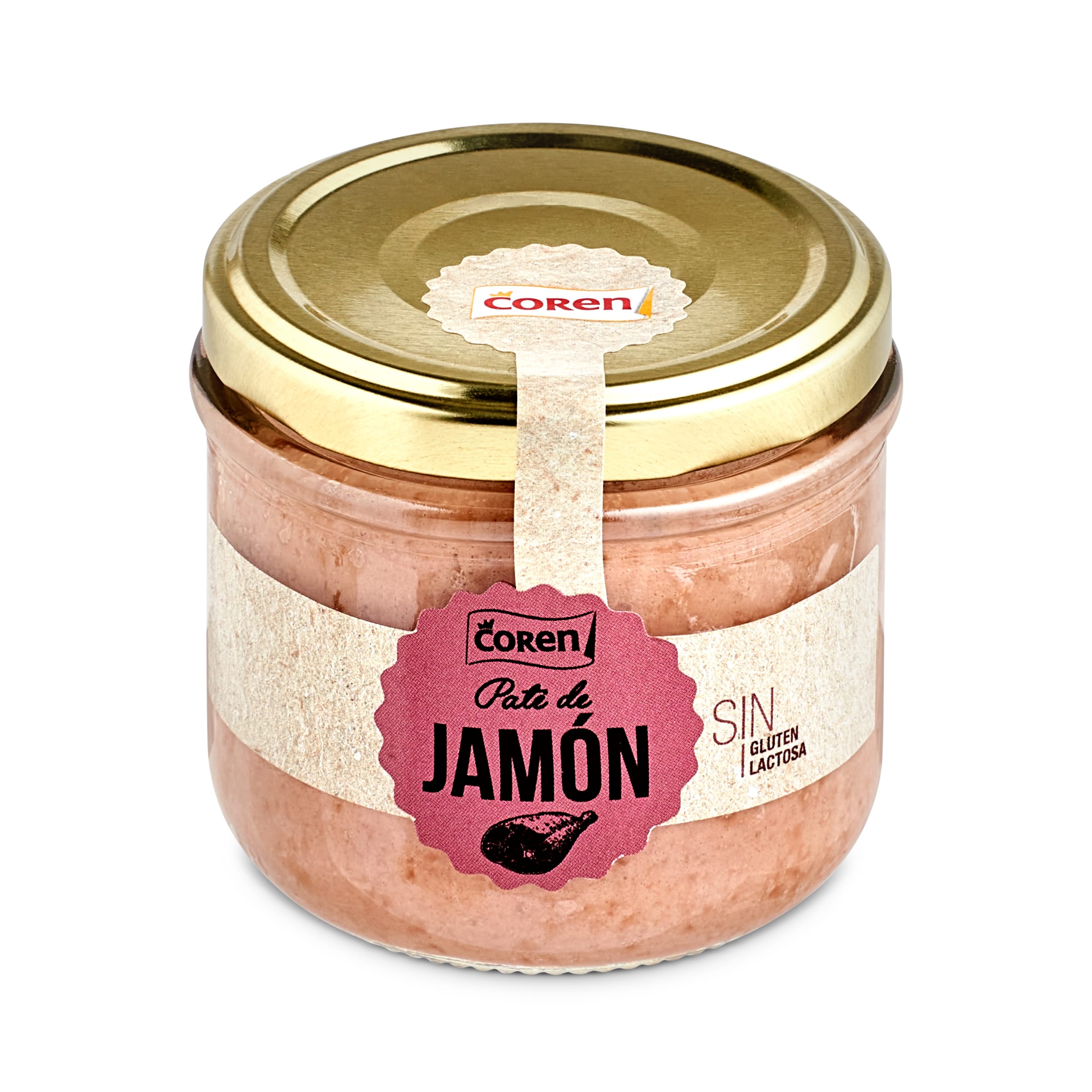 COREN paté de jamón tarro 160 gr