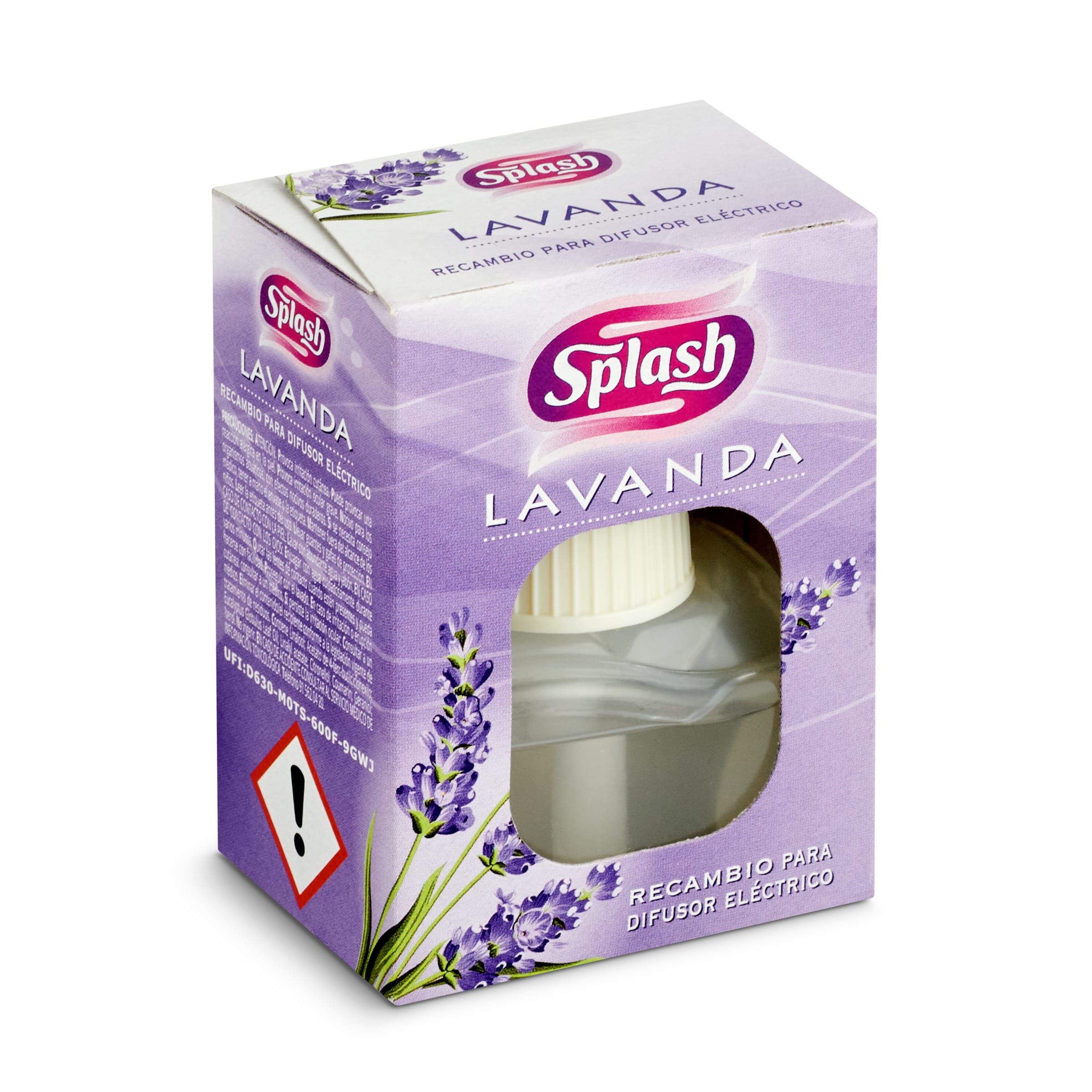 SPLASH ambientador eléctrico lavanda recambio 25 ml
