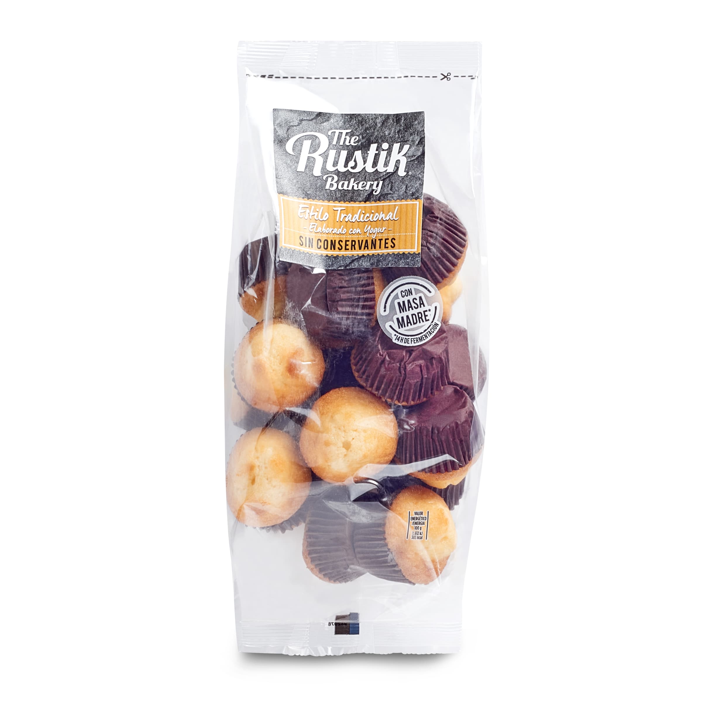 THE RUSTIK BAKERY mini magdalena tradicional bolsa 190 gr